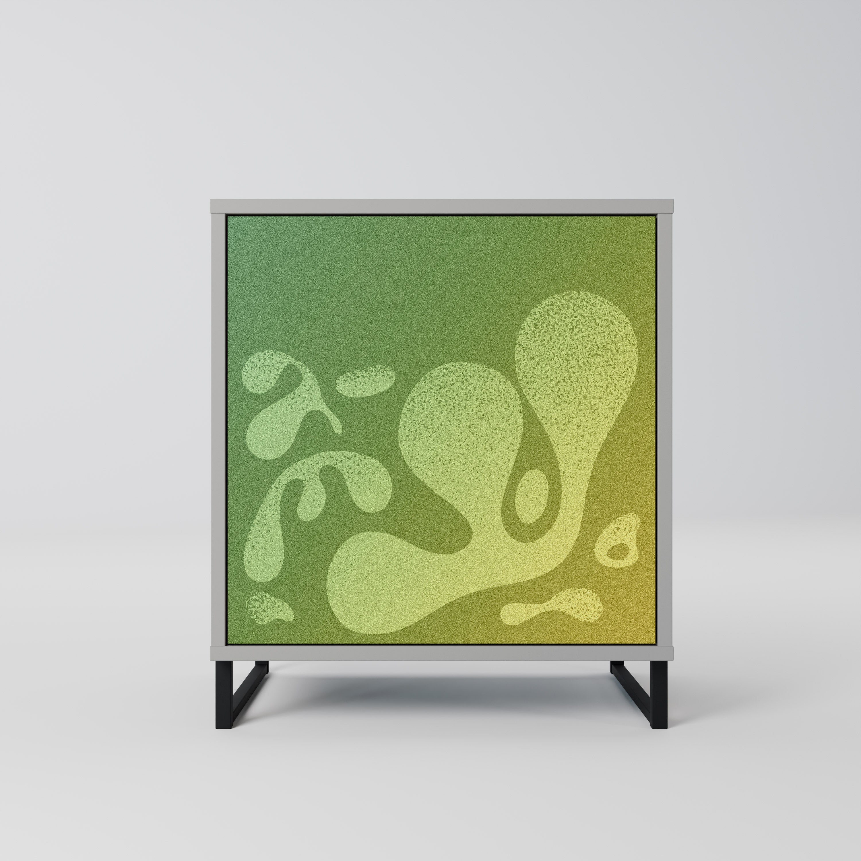 IRREGULAR BLUE Komoda 1-drzwiowa korpus Szary