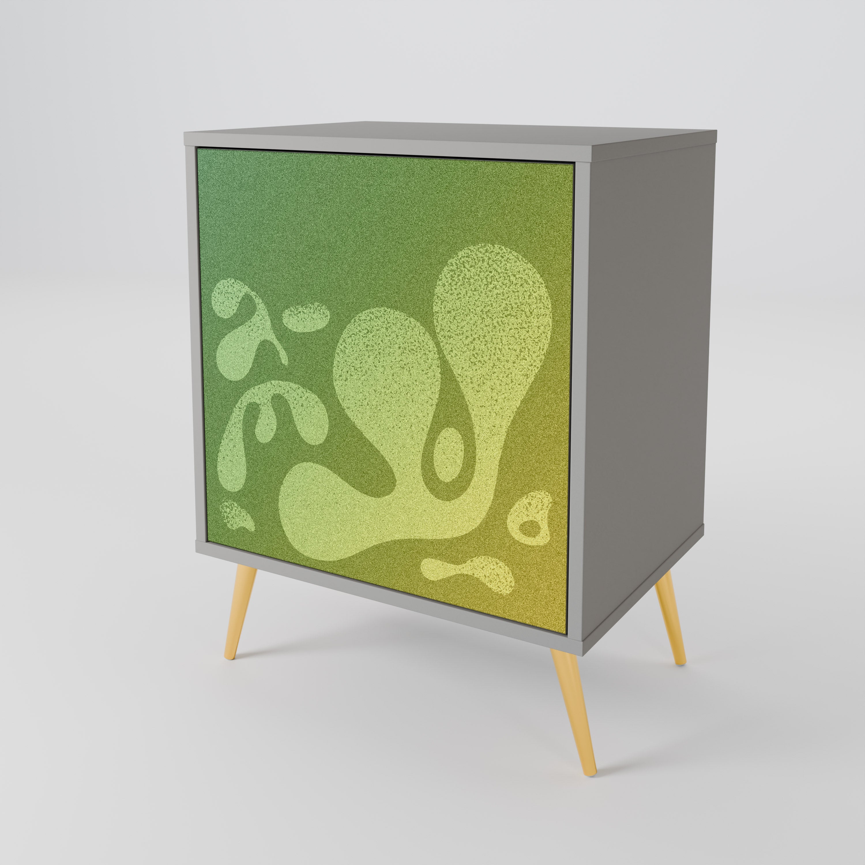 IRREGULAR BLUE Komoda 1-drzwiowa korpus Szary