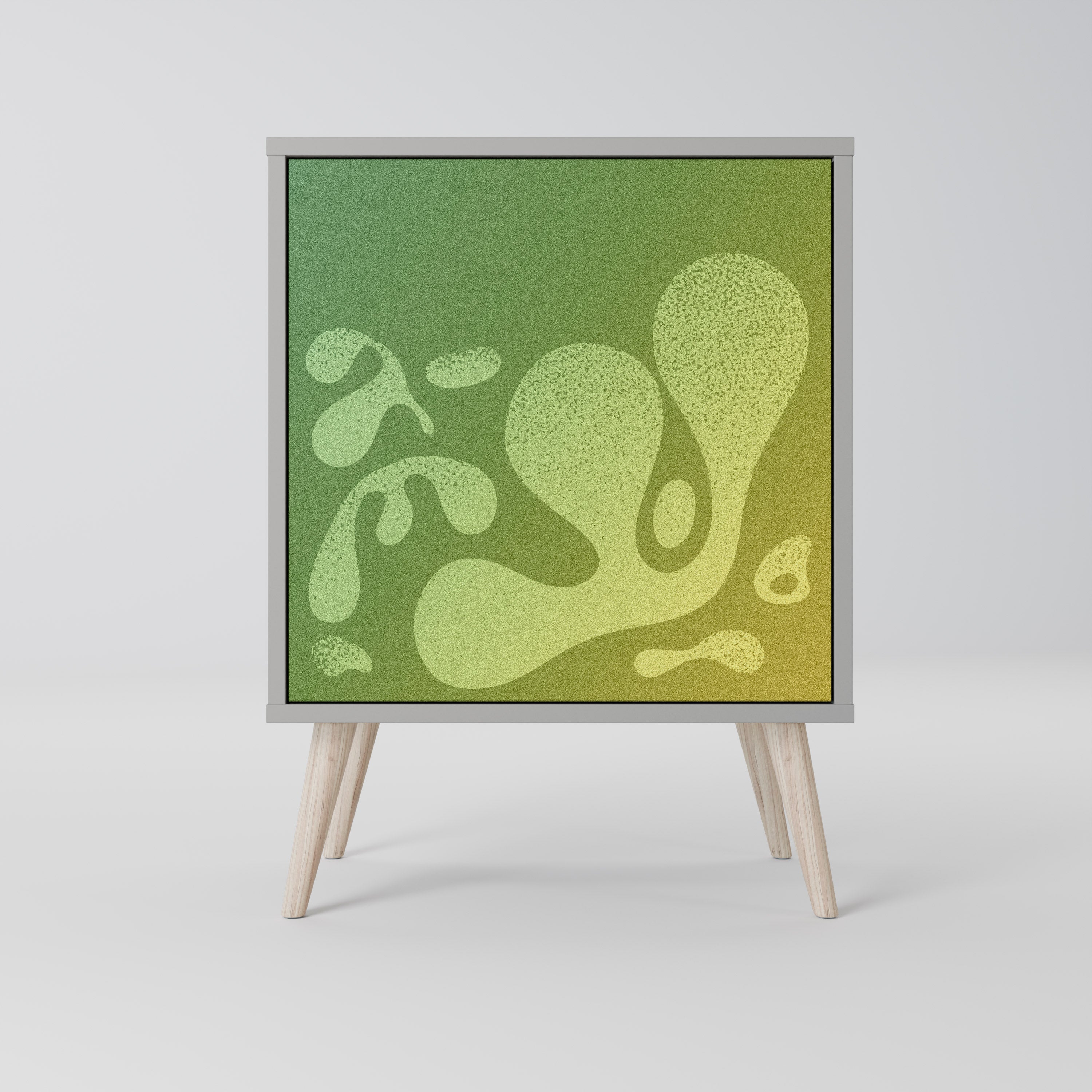 IRREGULAR BLUE Komoda 1-drzwiowa korpus Szary