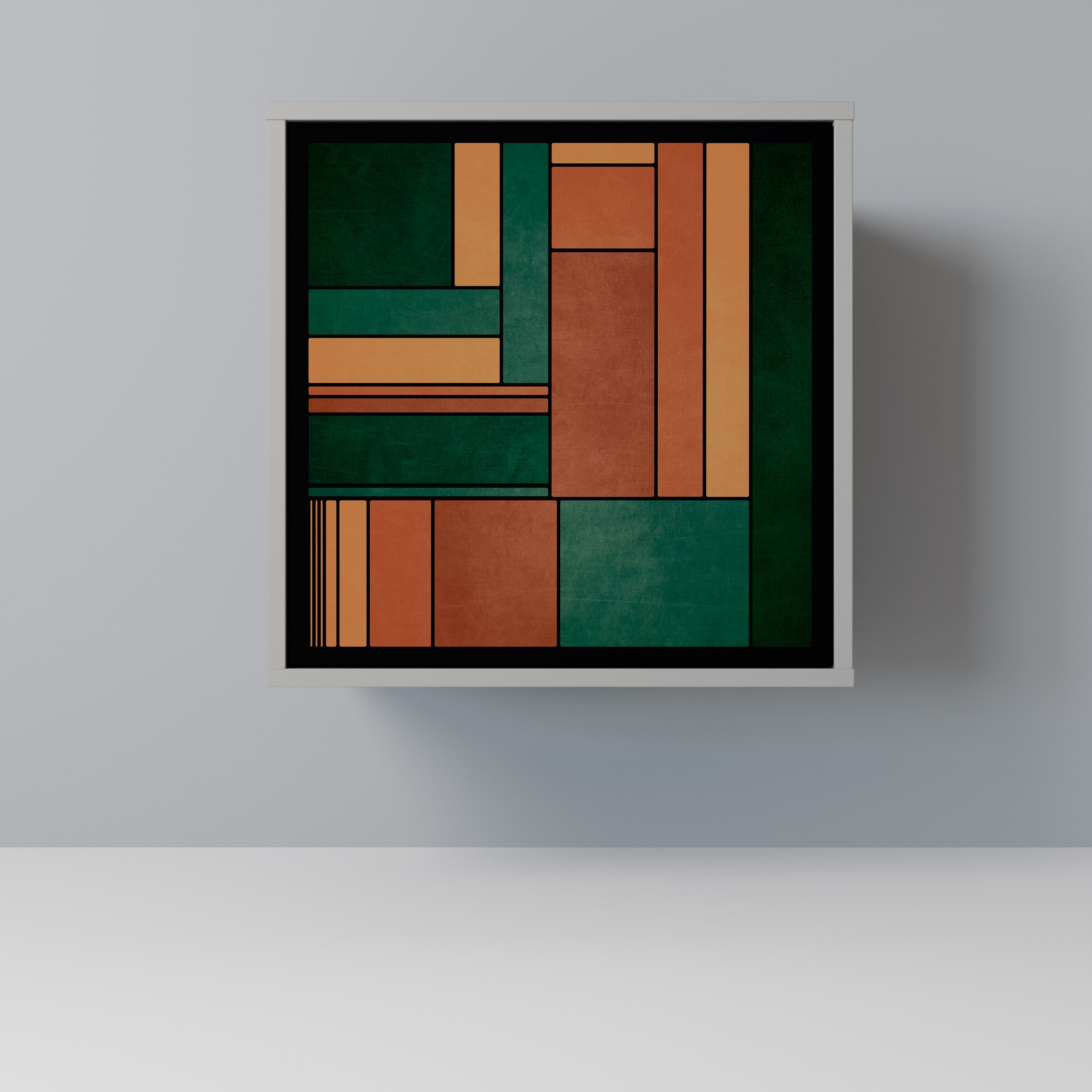 EARTHY FIGURES Komoda 1-drzwiowa korpus Szary
