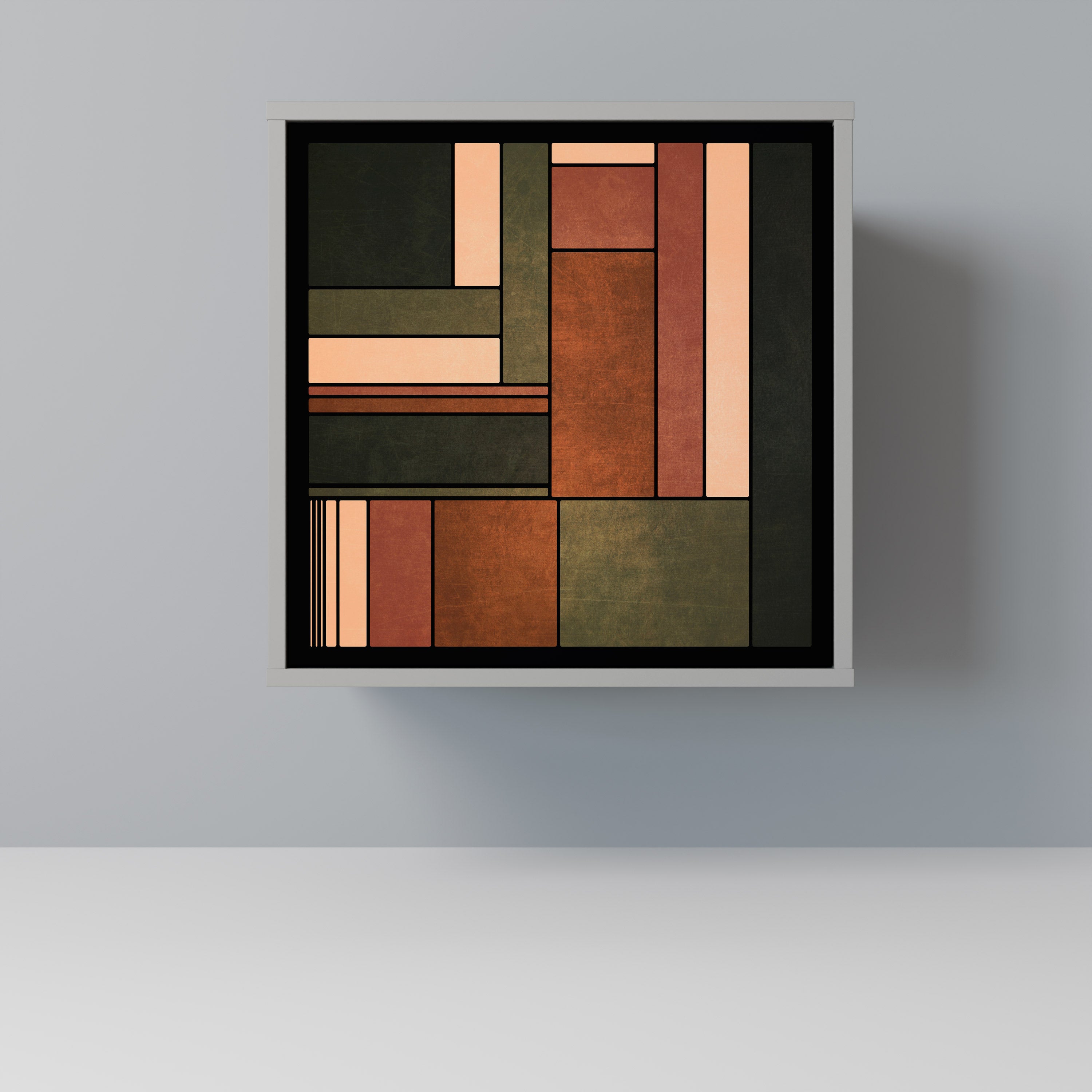 FIGURES OF NATURE Komoda 1-drzwiowa korpus Szary