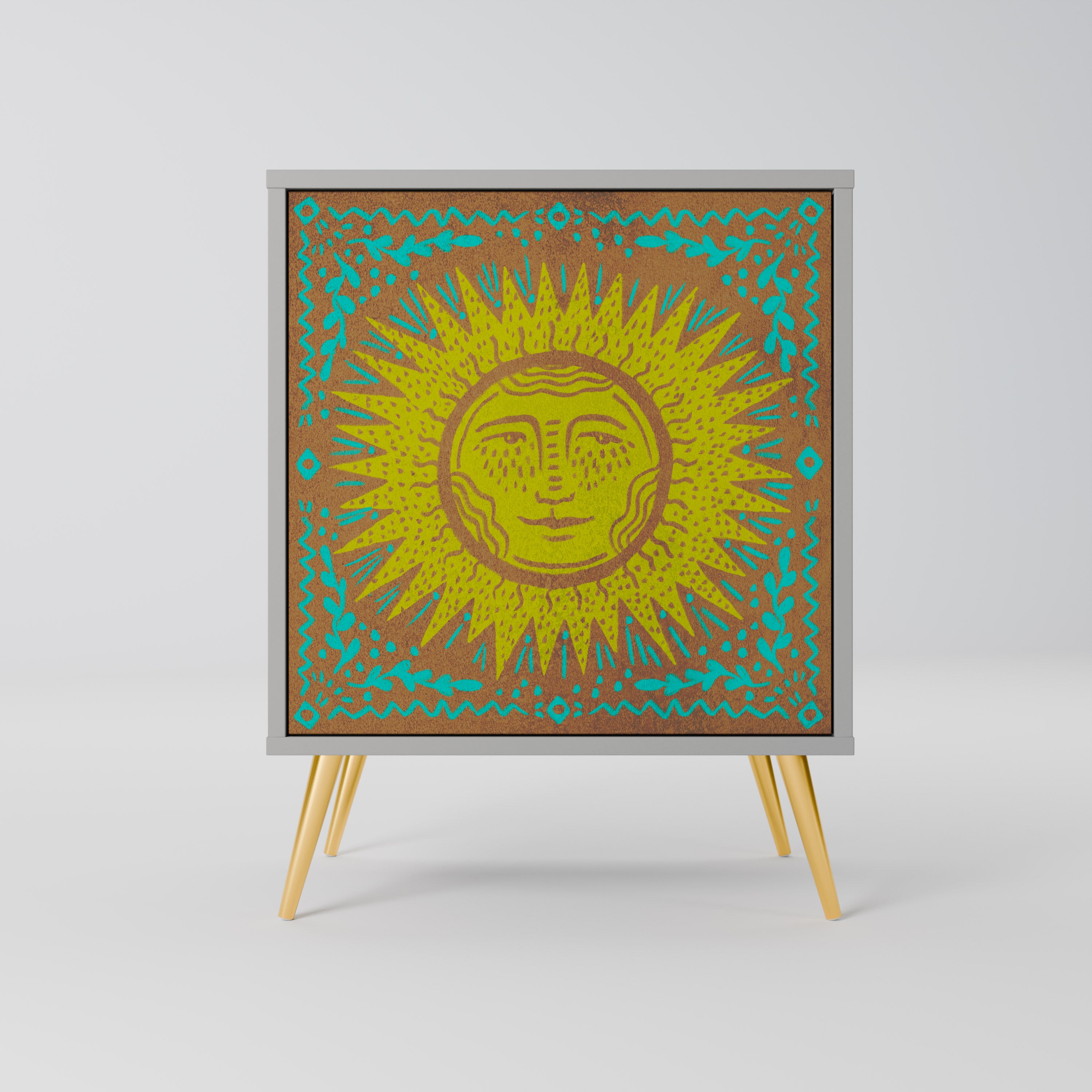 SUNSHINE EULOGY Komoda 1-drzwiowa korpus Szary