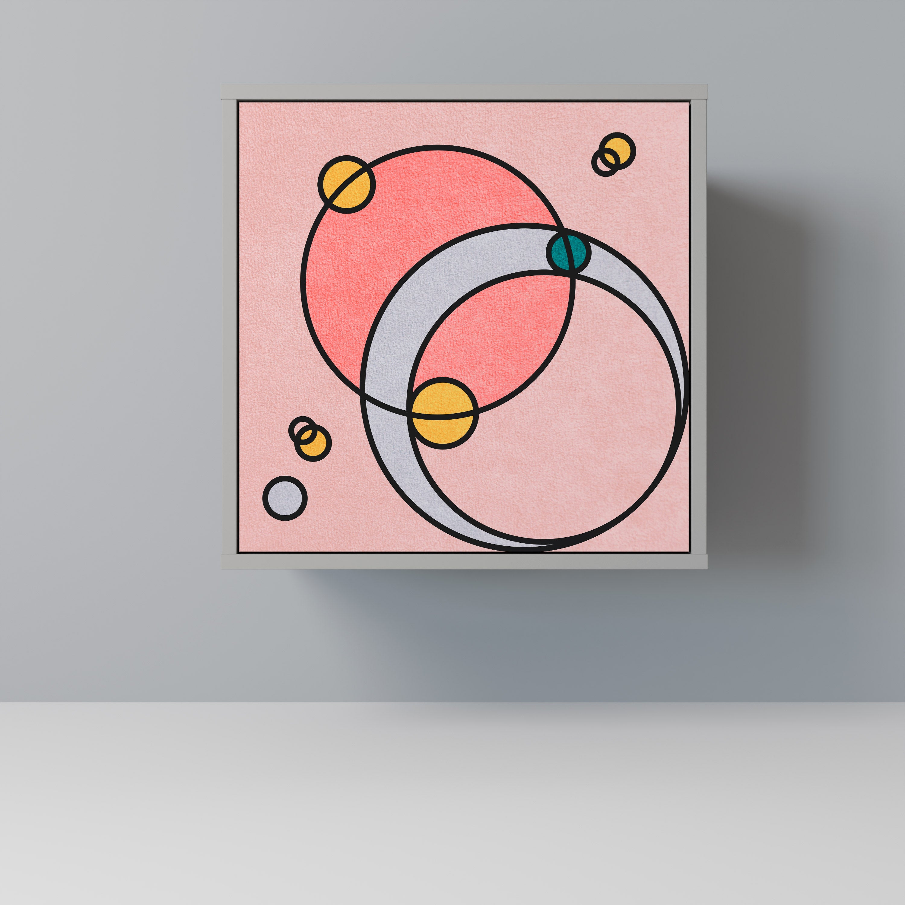 GOSSAMER ECHOES Komoda 1-drzwiowa korpus Szary