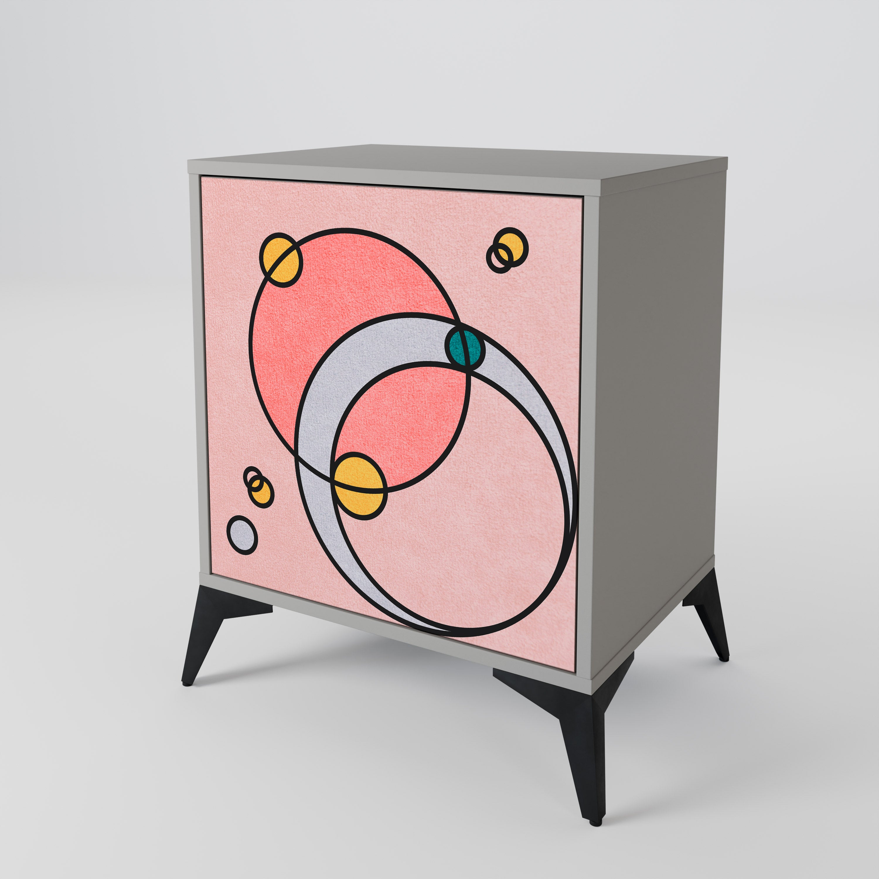 GOSSAMER ECHOES Komoda 1-drzwiowa korpus Szary