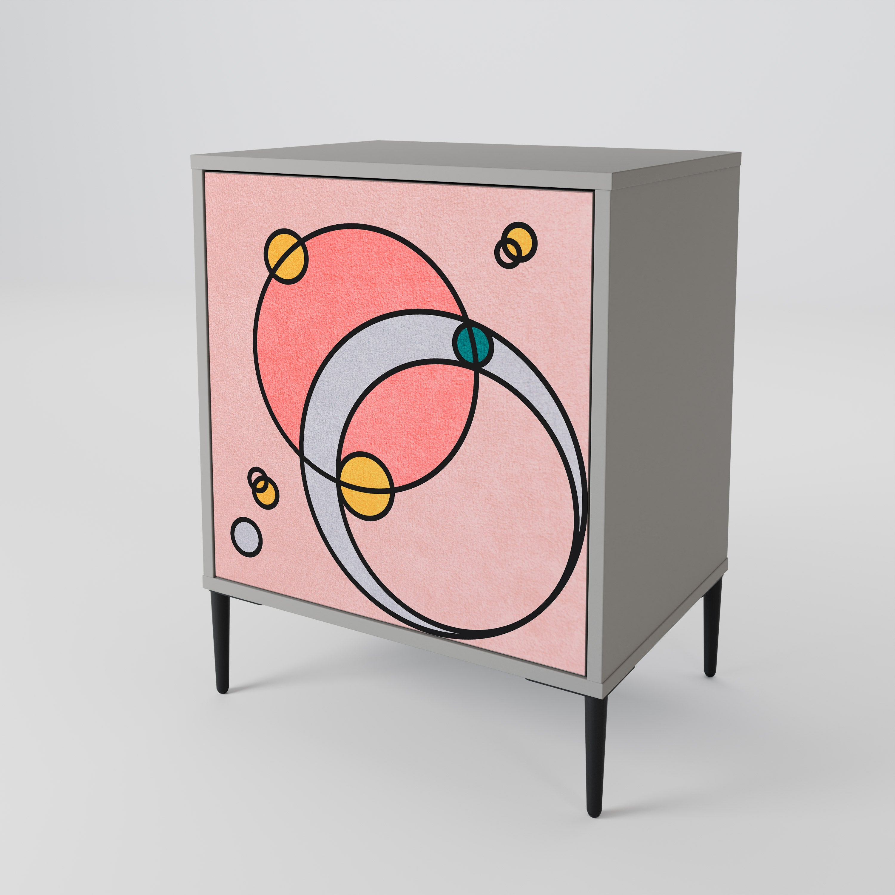 GOSSAMER ECHOES Komoda 1-drzwiowa korpus Szary