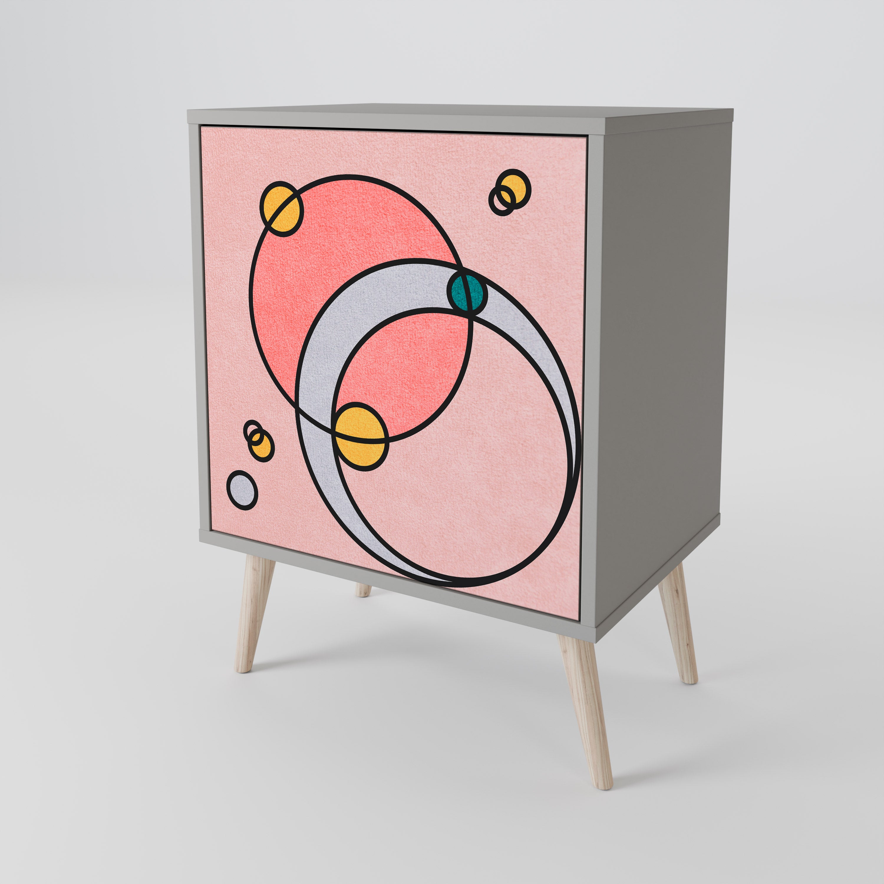 GOSSAMER ECHOES Komoda 1-drzwiowa korpus Szary