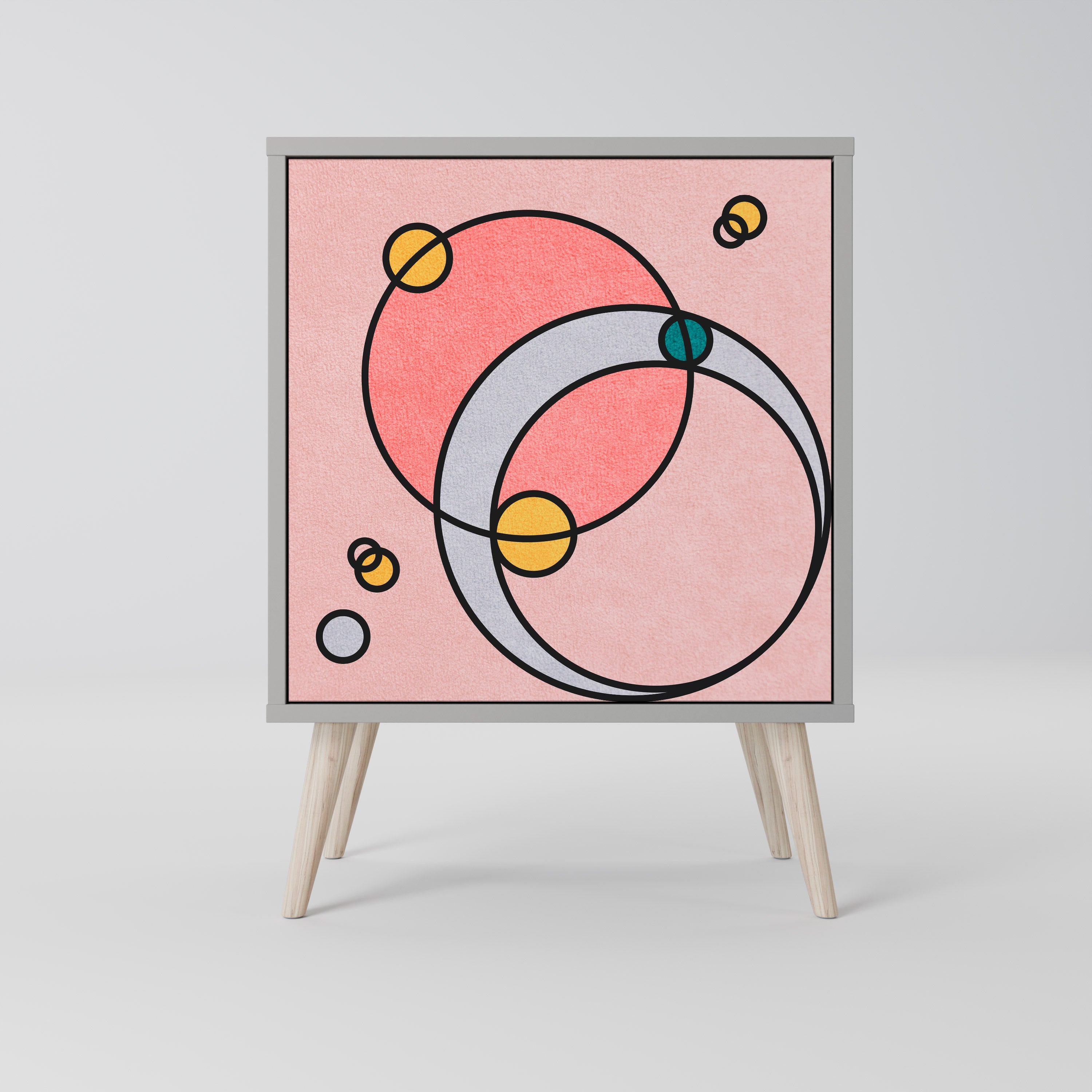 GOSSAMER ECHOES Komoda 1-drzwiowa korpus Szary