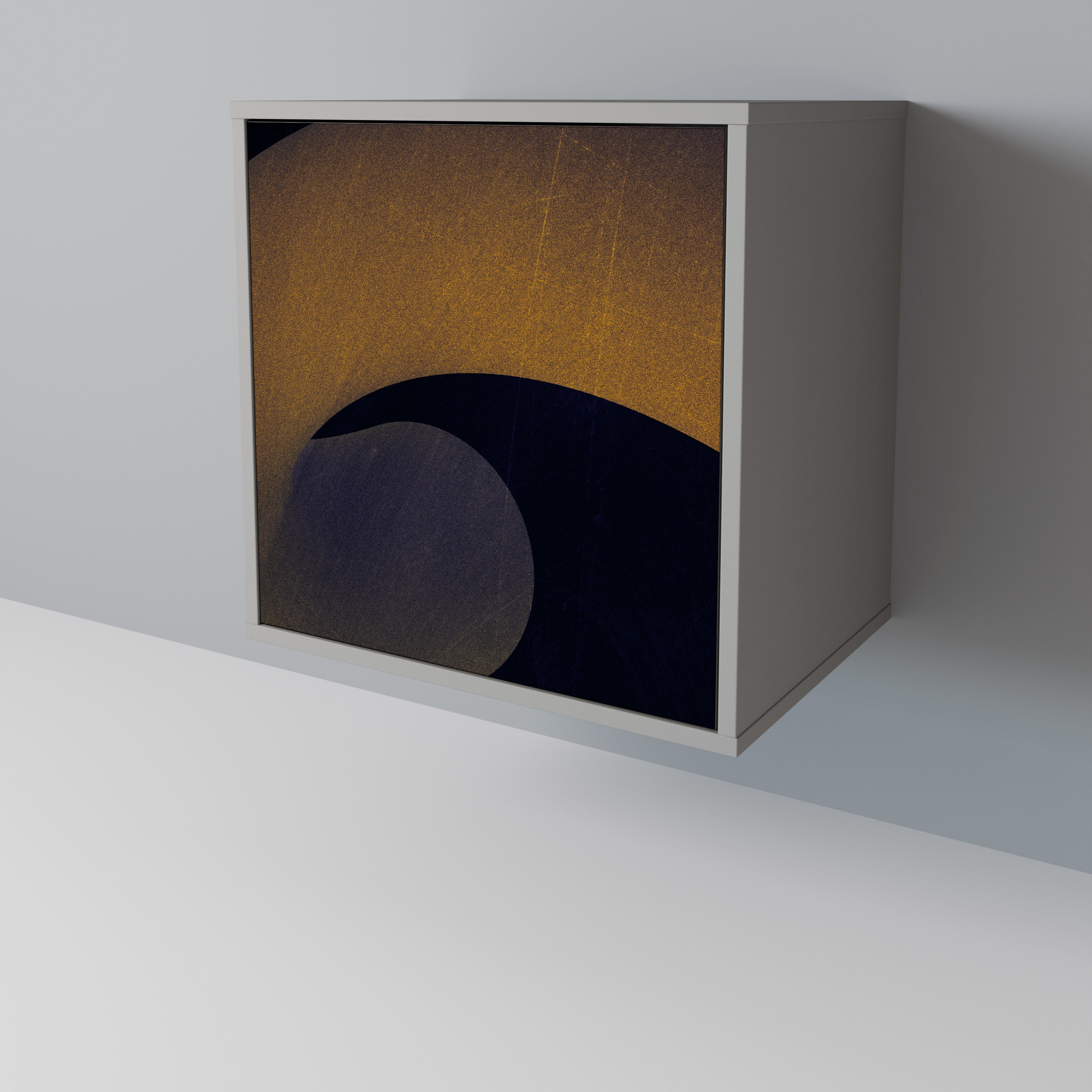 HOLLOW TIME Komoda 1-drzwiowa korpus Szary