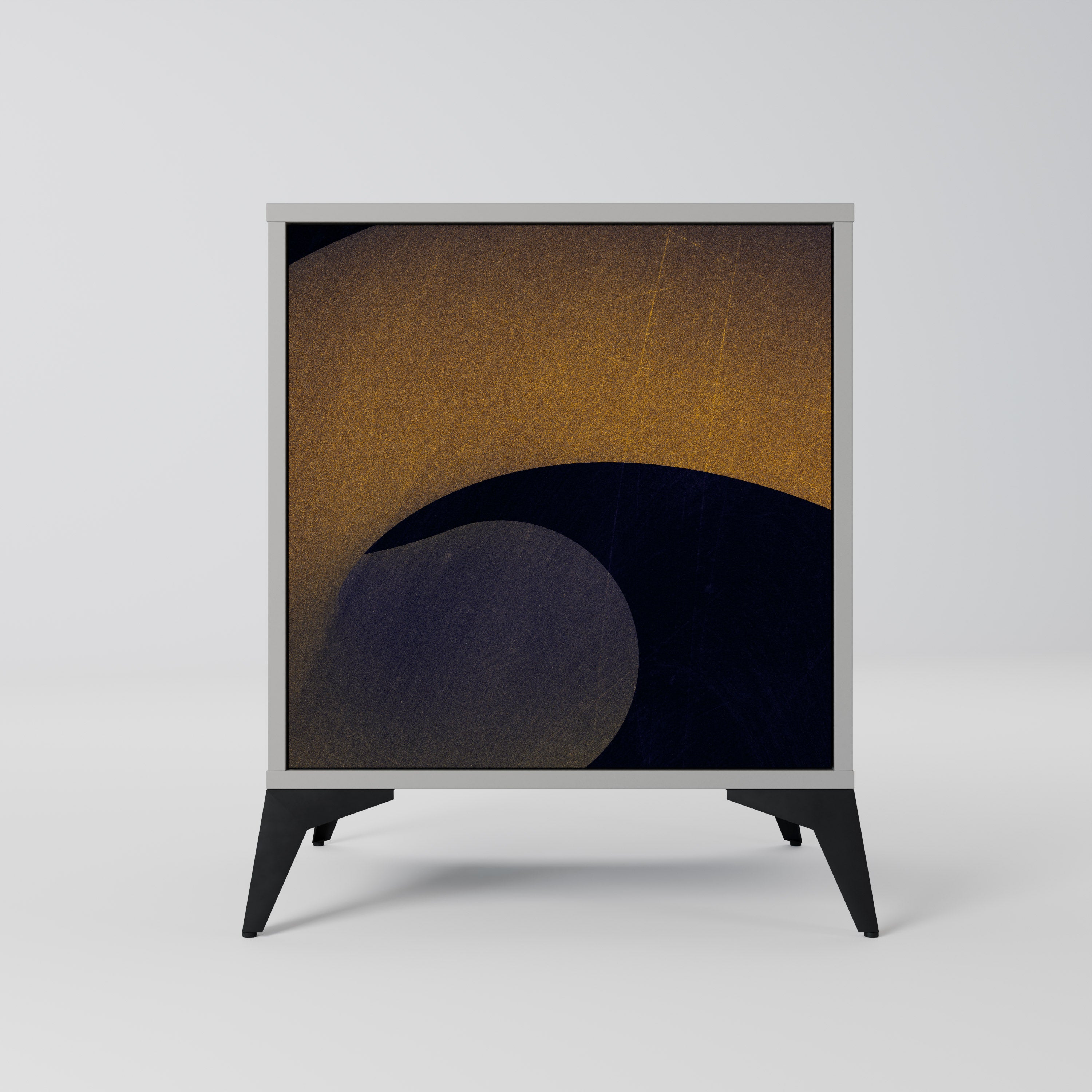 HOLLOW TIME Komoda 1-drzwiowa korpus Szary