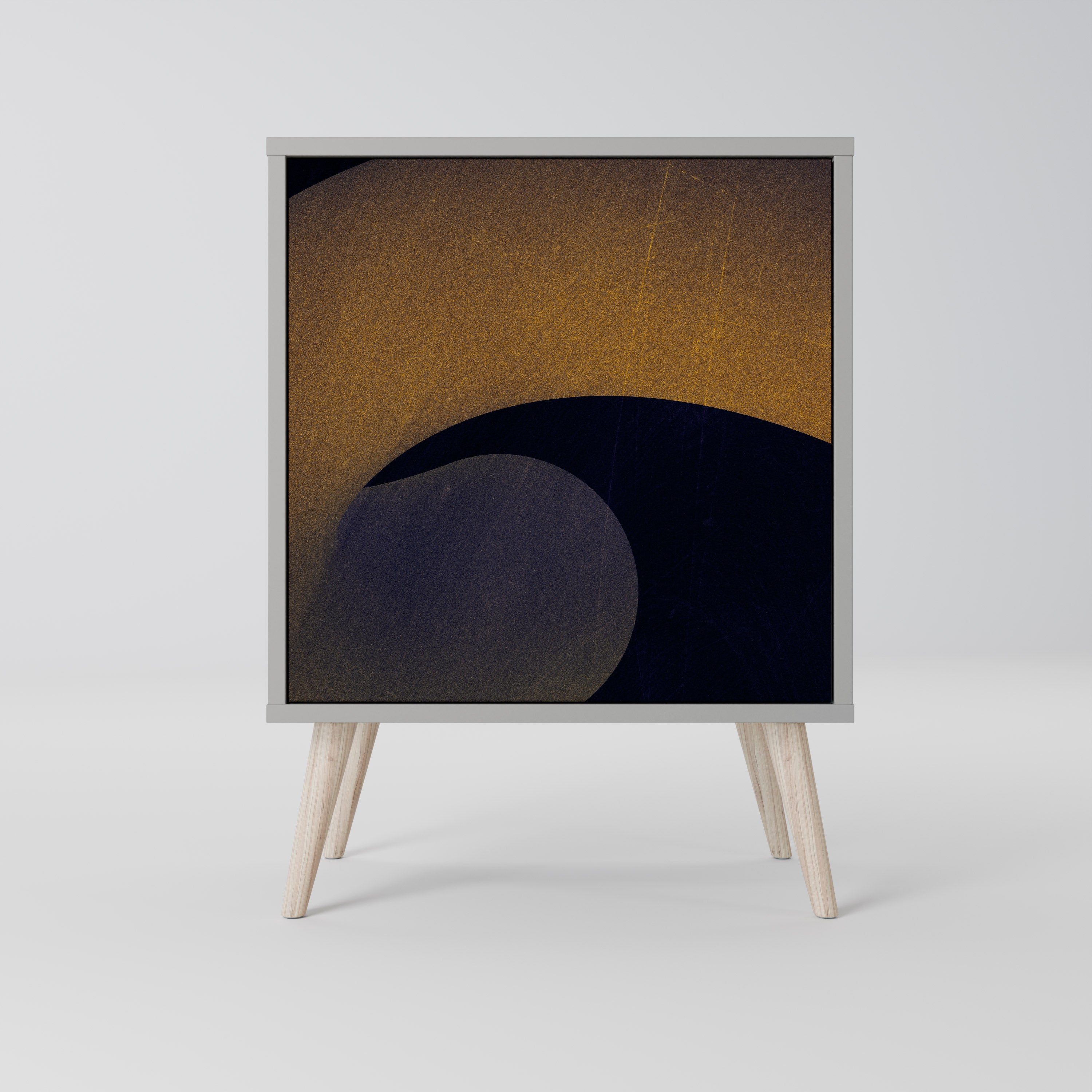 HOLLOW TIME Komoda 1-drzwiowa korpus Szary