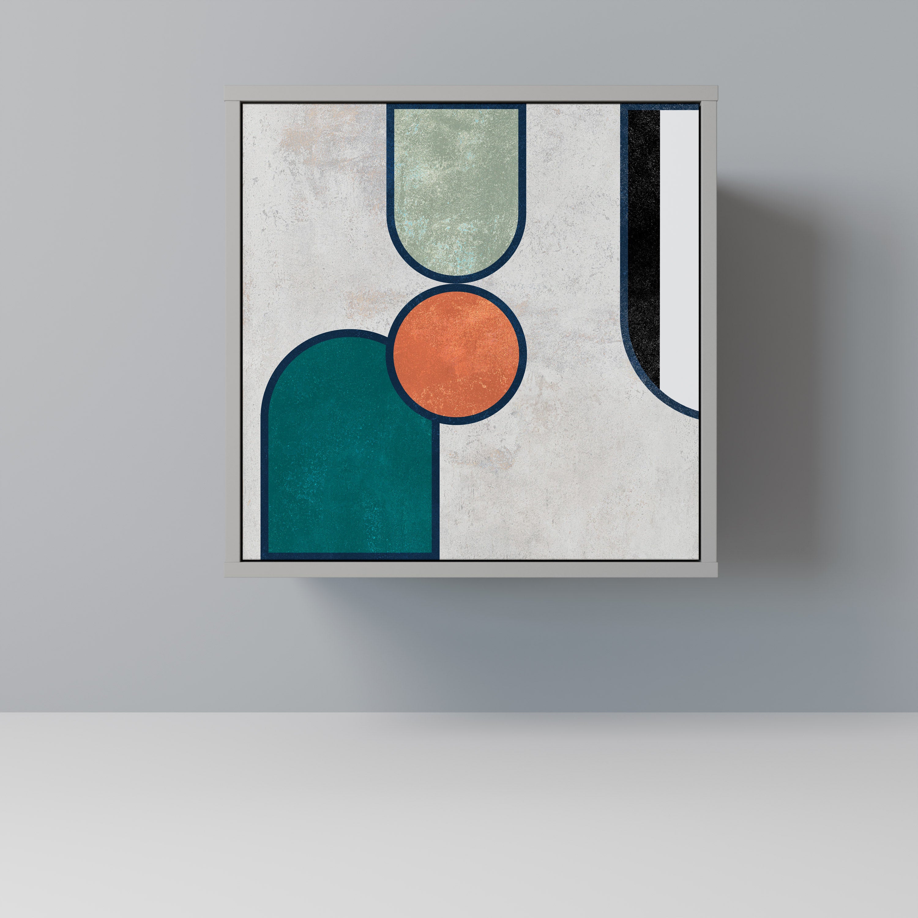 COOL STORY Komoda 1-drzwiowa korpus Szary