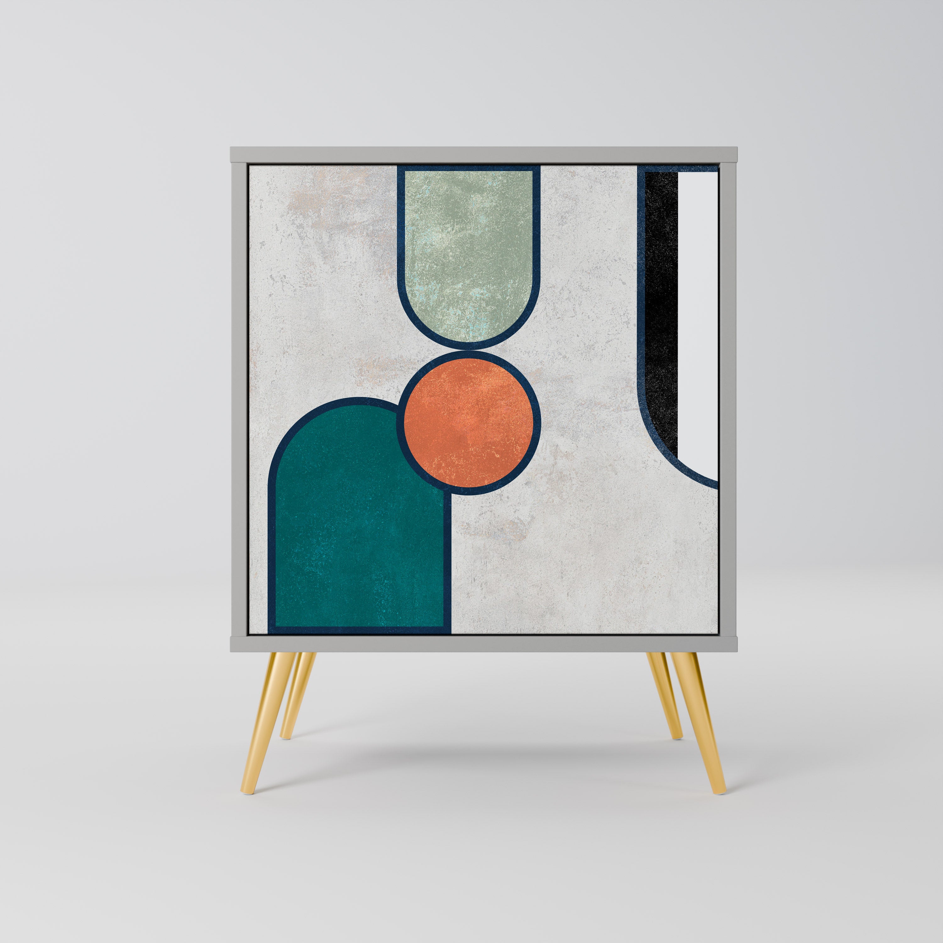 COOL STORY Komoda 1-drzwiowa korpus Szary