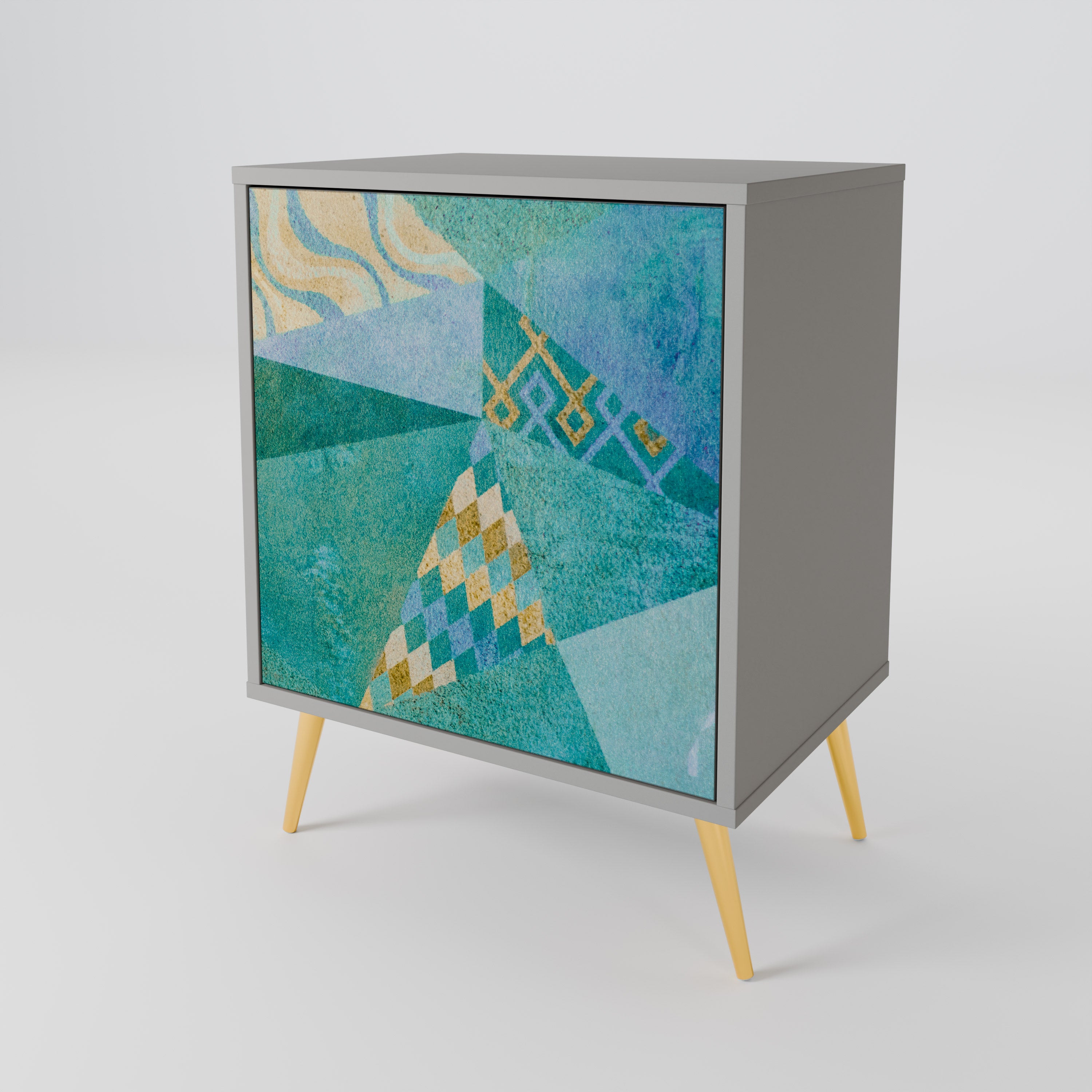 SPECTRUM SPLENDOR Komoda 1-drzwiowa korpus Szary