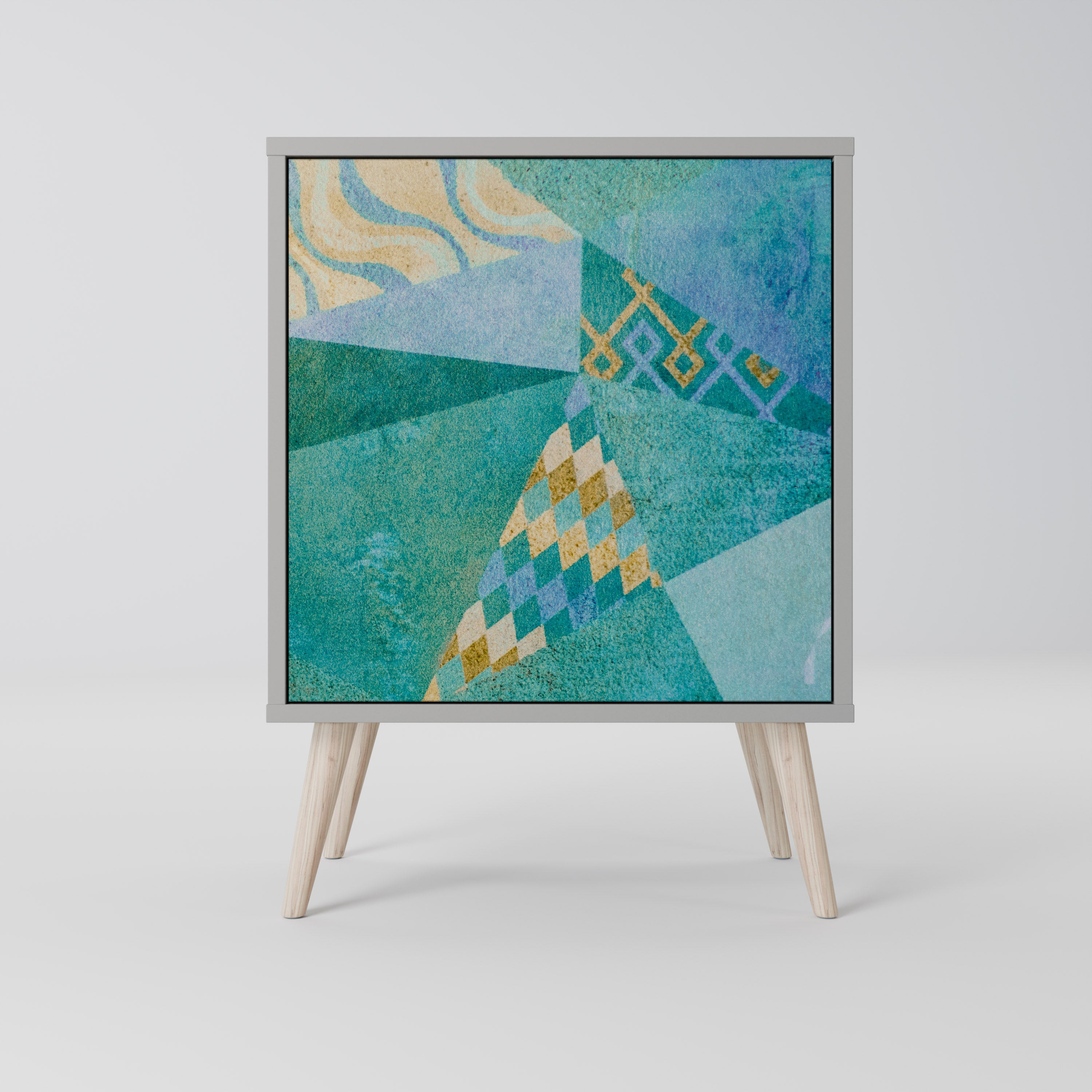 SPECTRUM SPLENDOR Komoda 1-drzwiowa korpus Szary