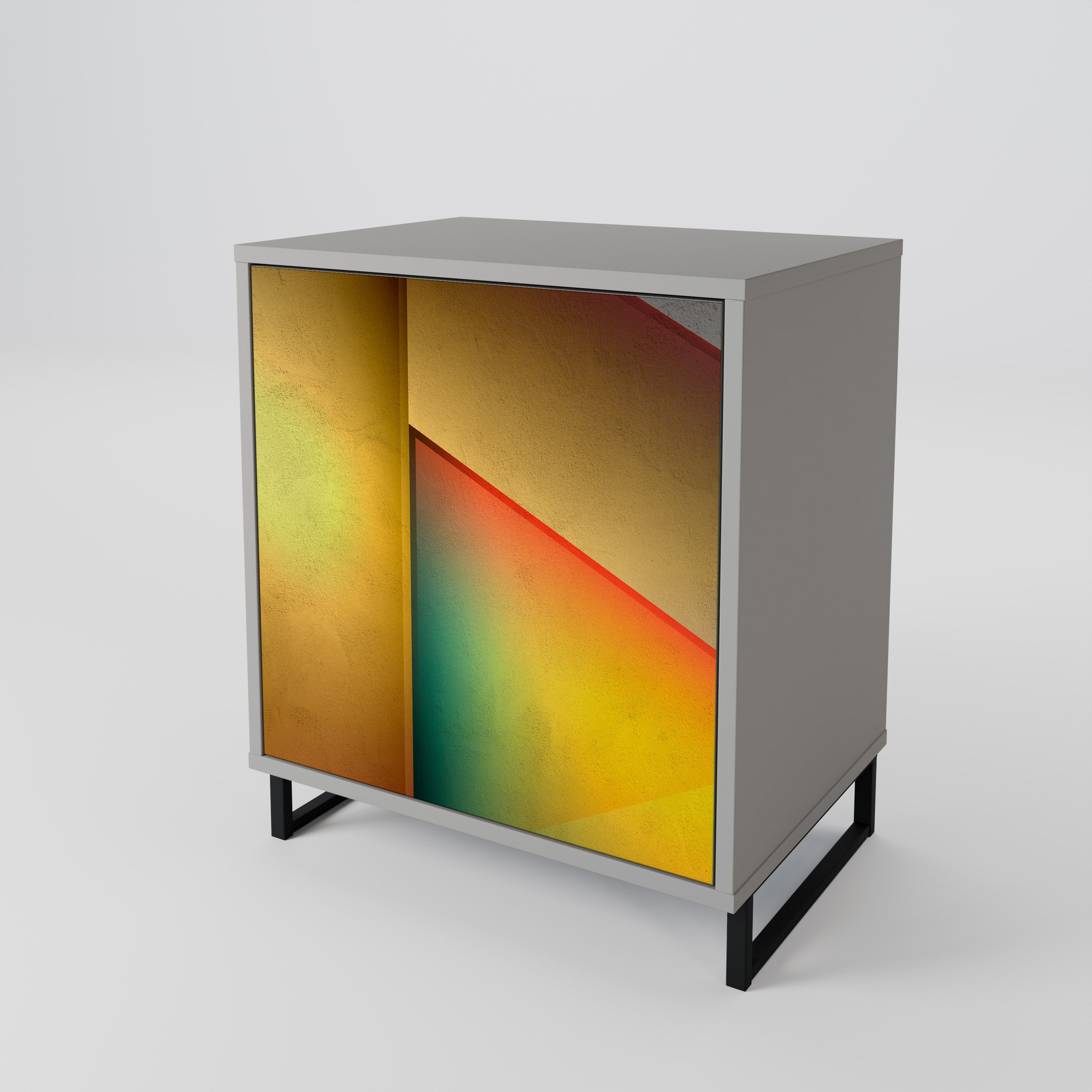 PIERCING SHARPNESS Komoda 1-drzwiowa korpus Szary