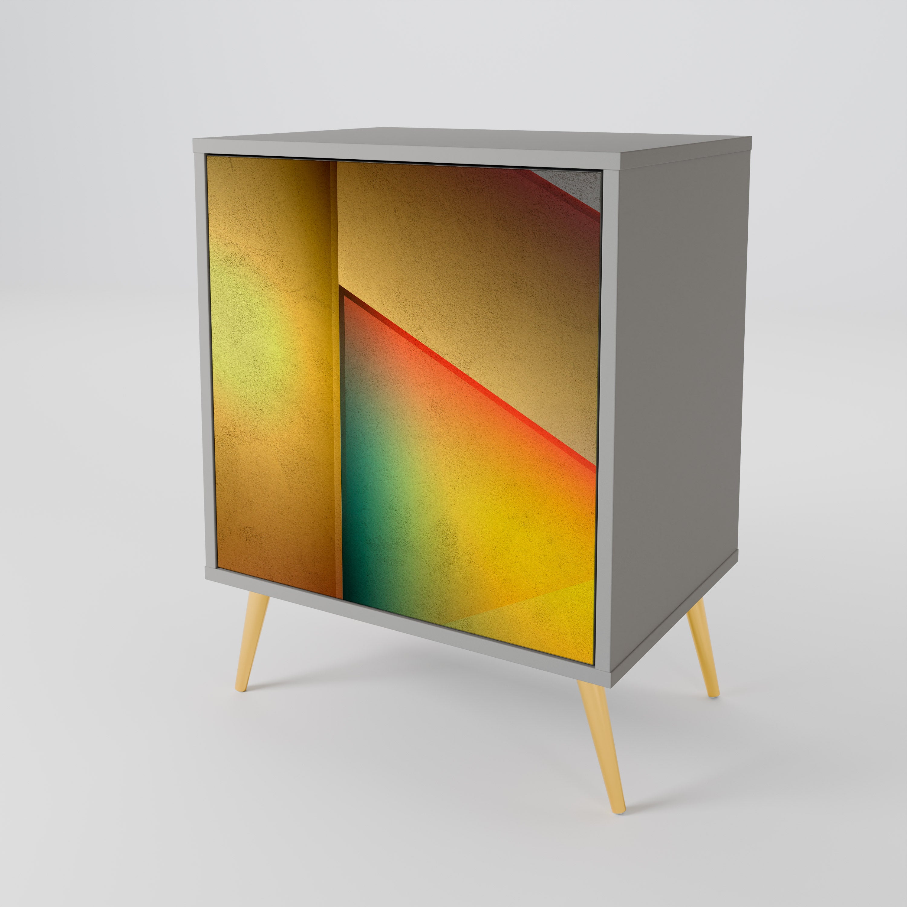 PIERCING SHARPNESS Komoda 1-drzwiowa korpus Szary