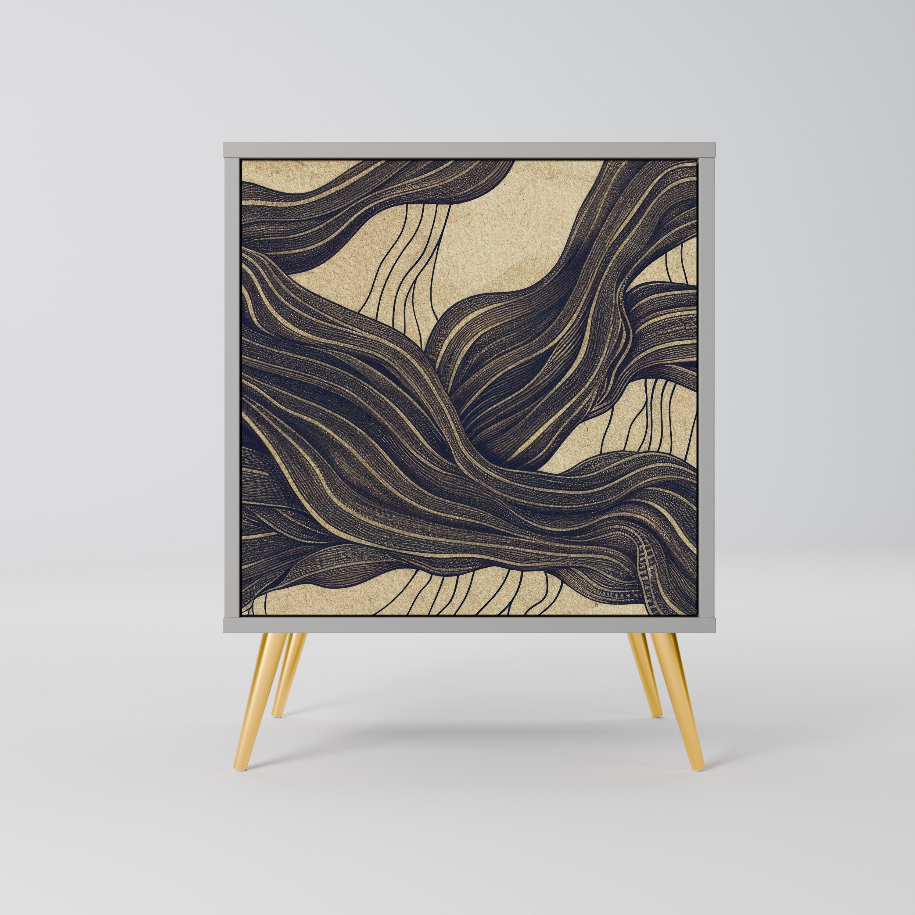 UNIFIED FRAGMENTS Komoda 1-drzwiowa korpus Szary