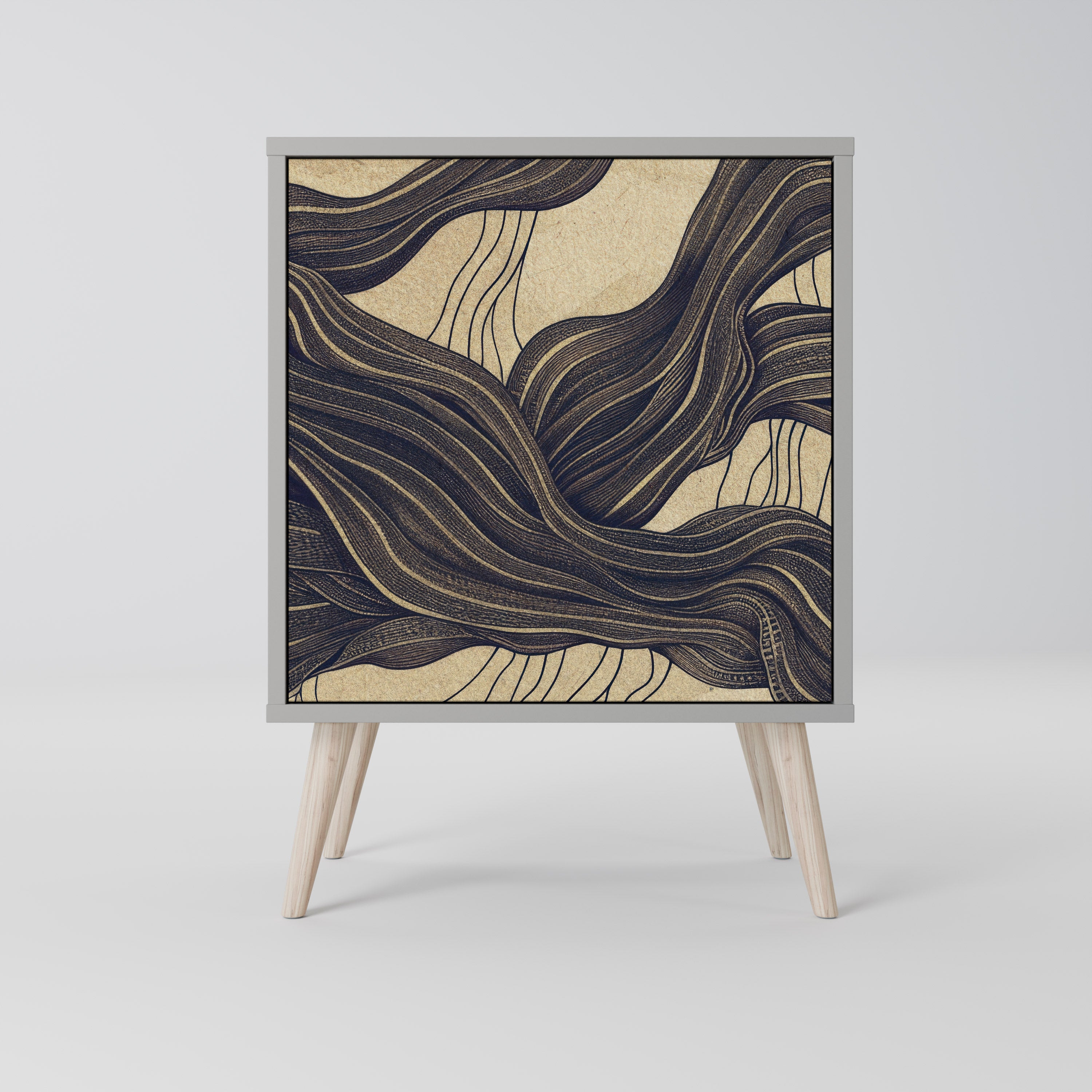 UNIFIED FRAGMENTS Komoda 1-drzwiowa korpus Szary