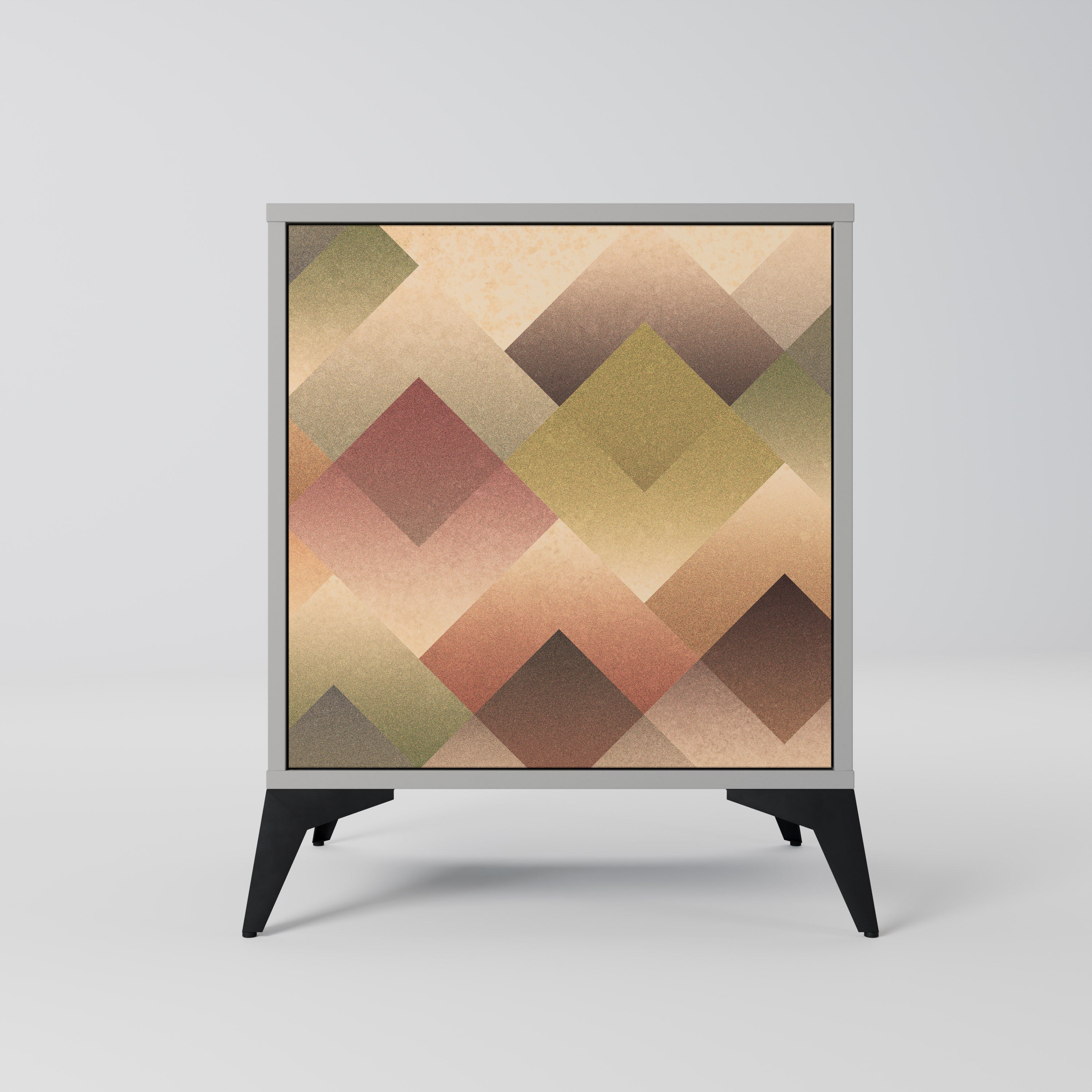 GEOMETRIC FUSION Komoda 1-drzwiowa korpus Szary