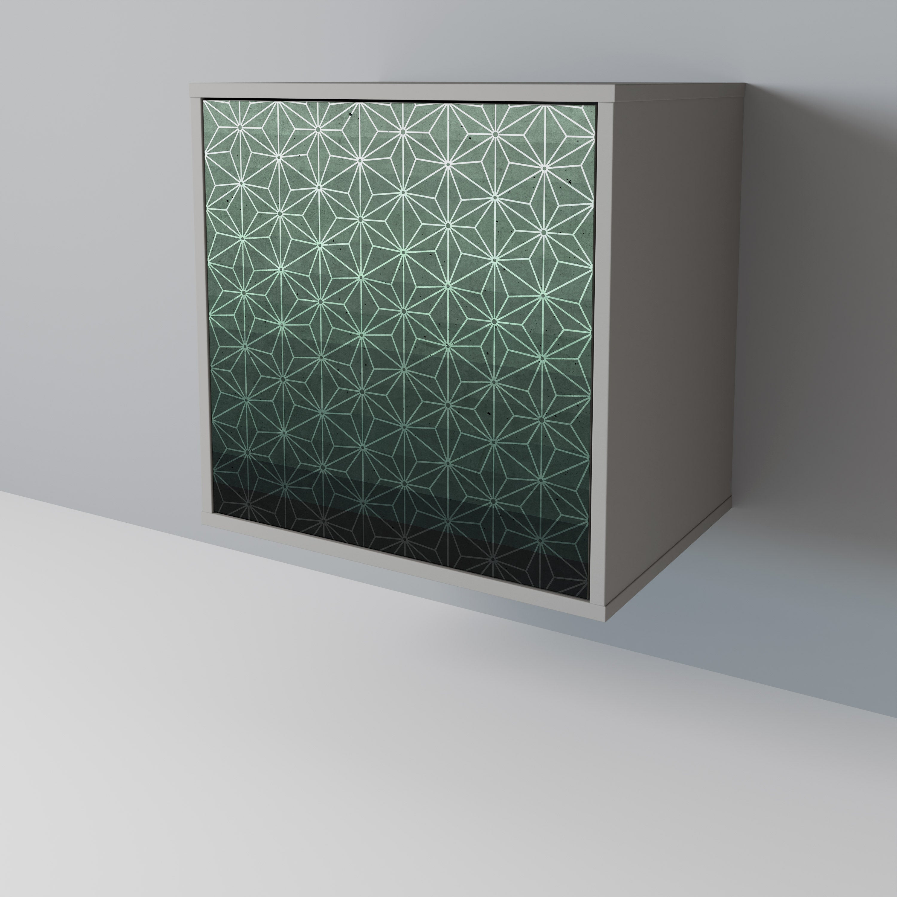 ORNAMENTAL GLIMMER Komoda 1-drzwiowa korpus Szary