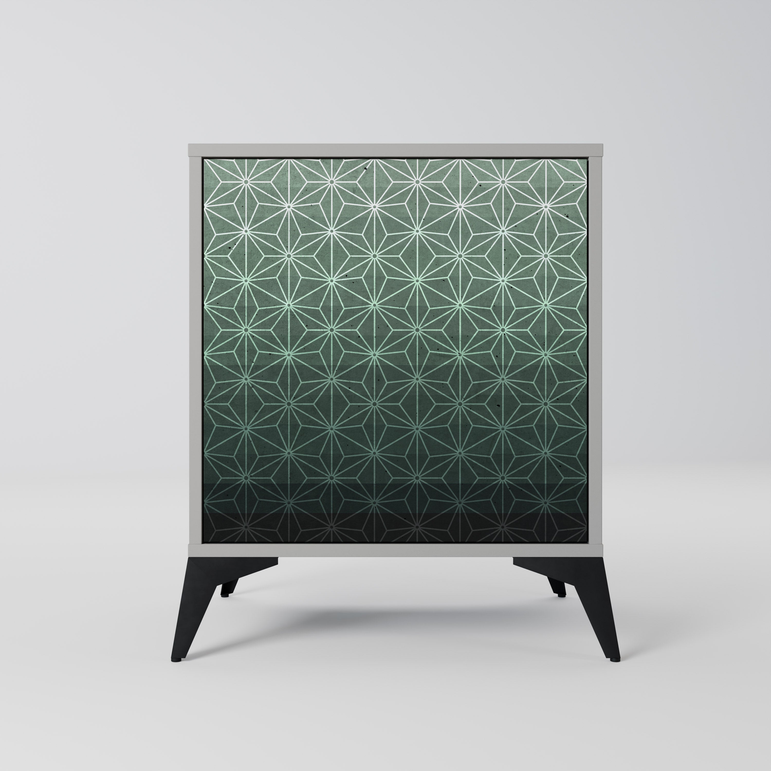 ORNAMENTAL GLIMMER Komoda 1-drzwiowa korpus Szary