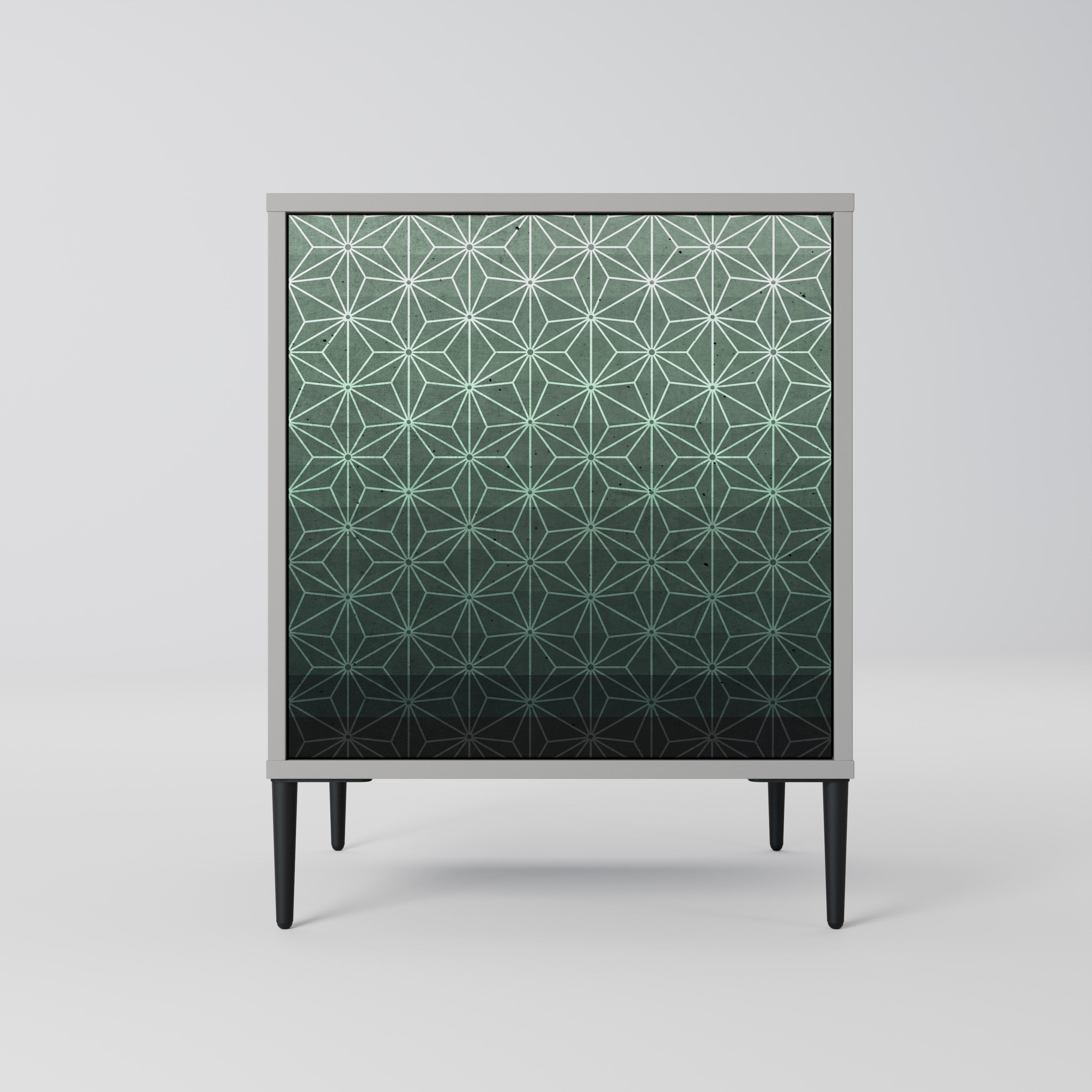 ORNAMENTAL GLIMMER Komoda 1-drzwiowa korpus Szary
