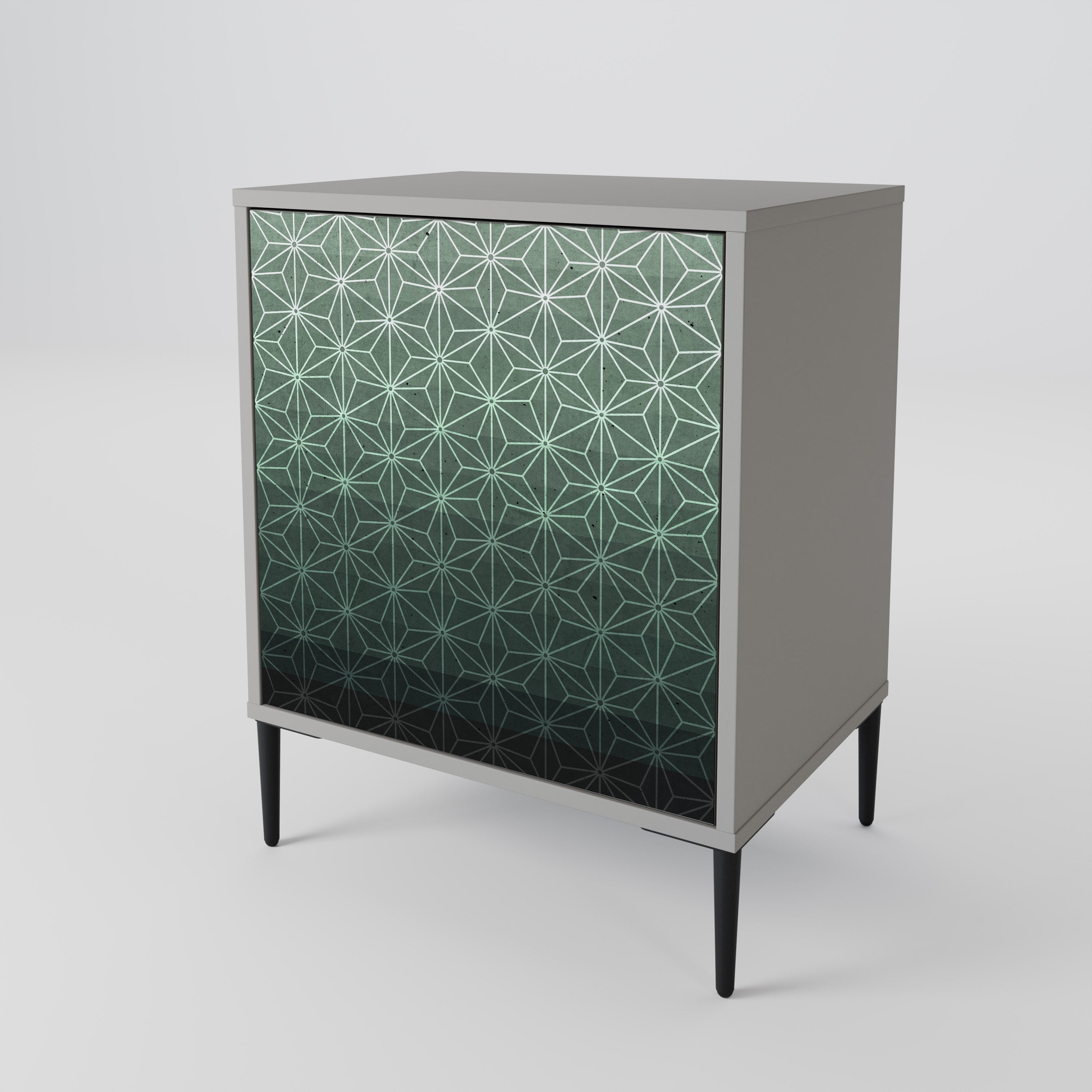 ORNAMENTAL GLIMMER Komoda 1-drzwiowa korpus Szary