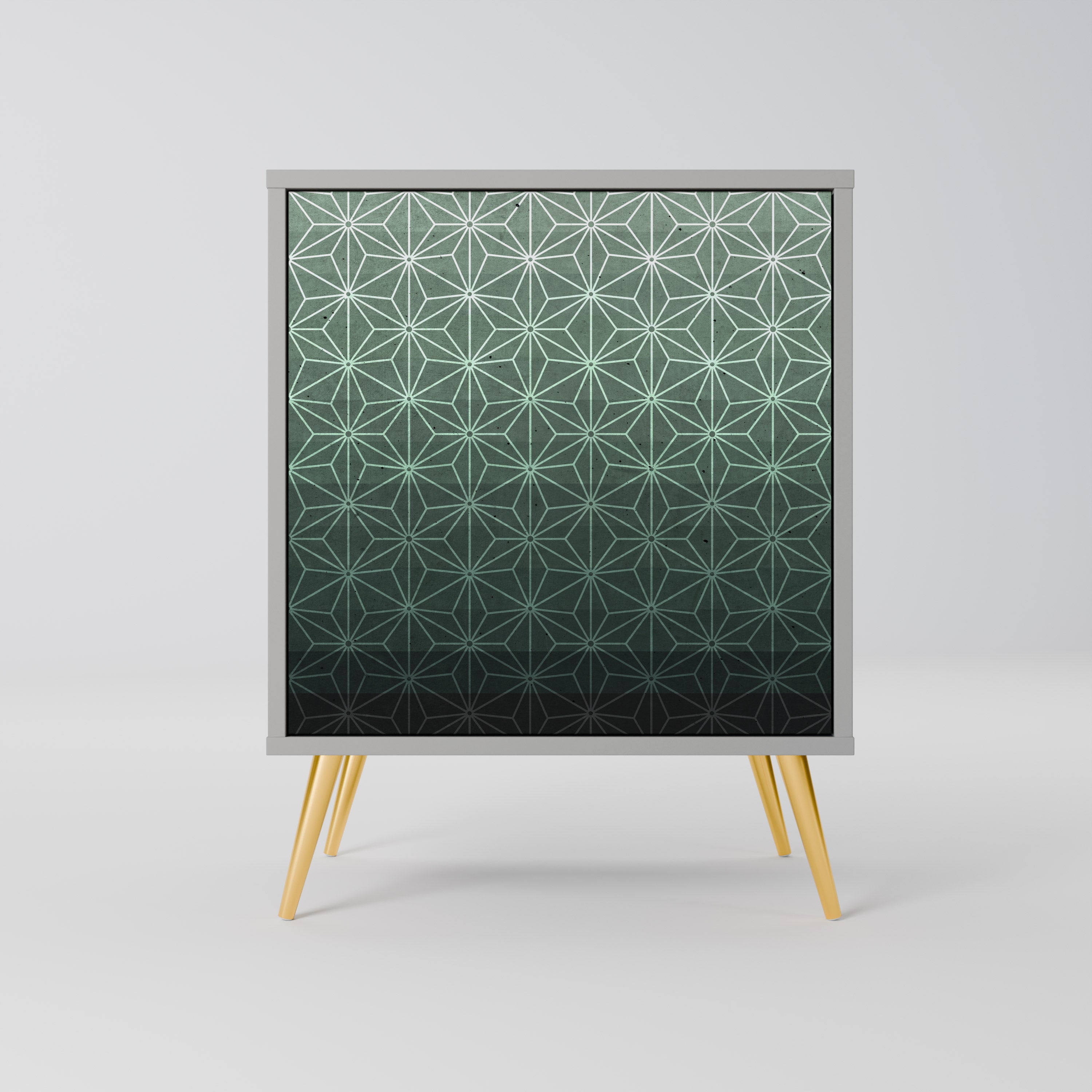 ORNAMENTAL GLIMMER Komoda 1-drzwiowa korpus Szary