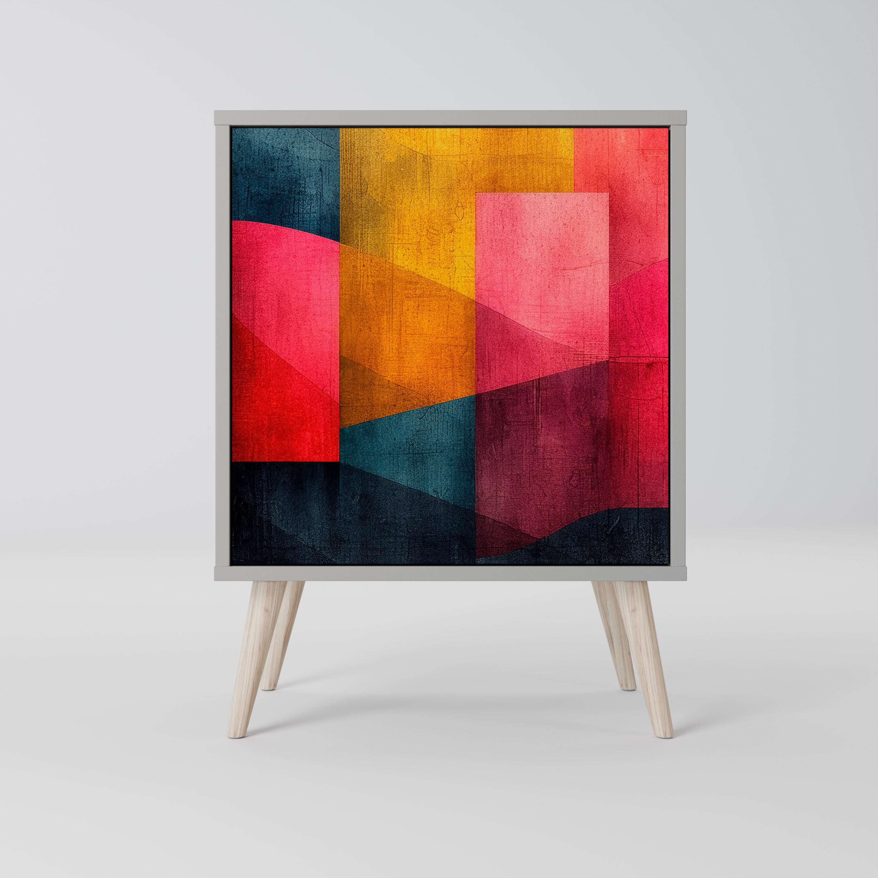 COLORFUL SOUNDS Komoda 1-drzwiowa korpus Szary