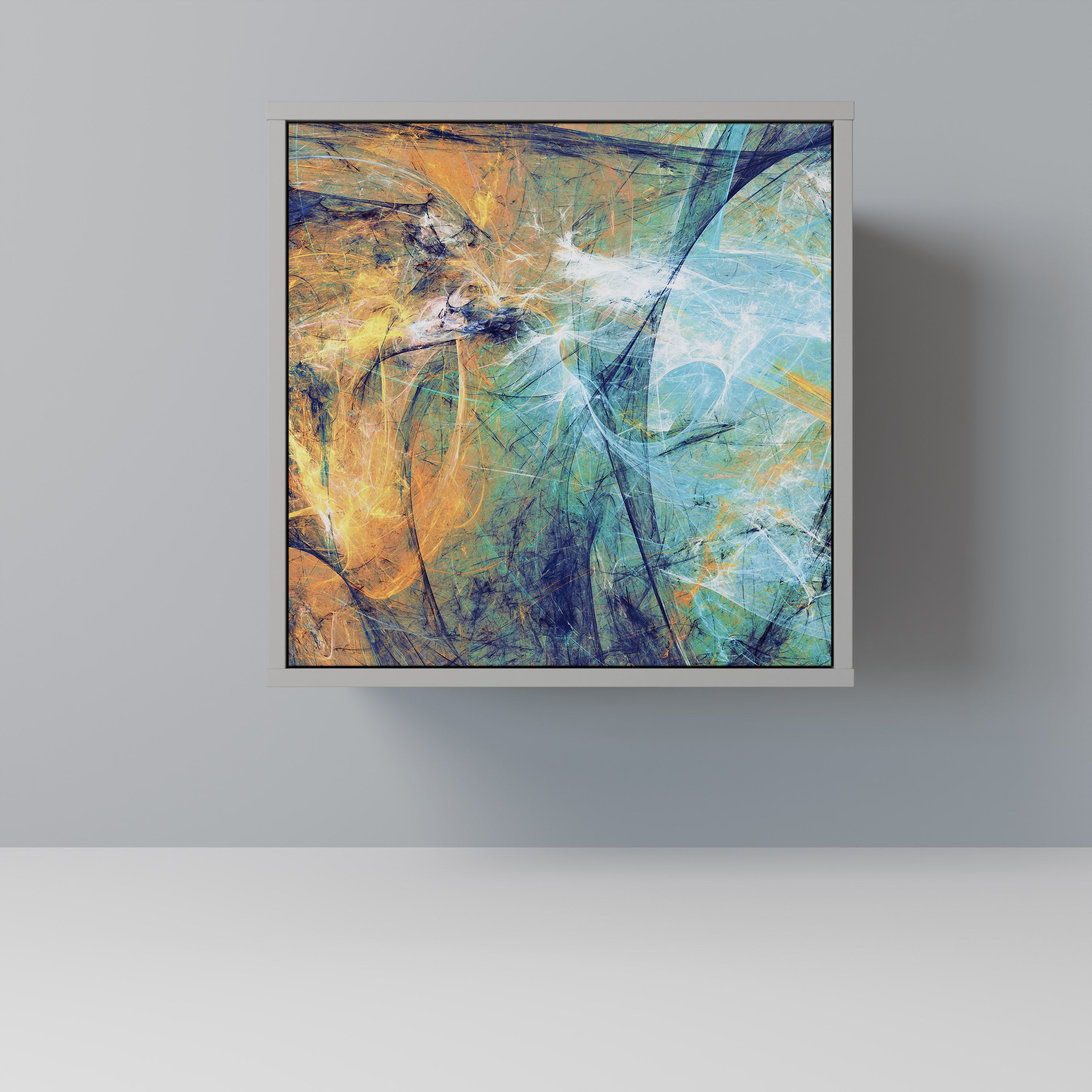 ABSTRACT THOUGHTS Komoda 1-drzwiowa korpus Szary