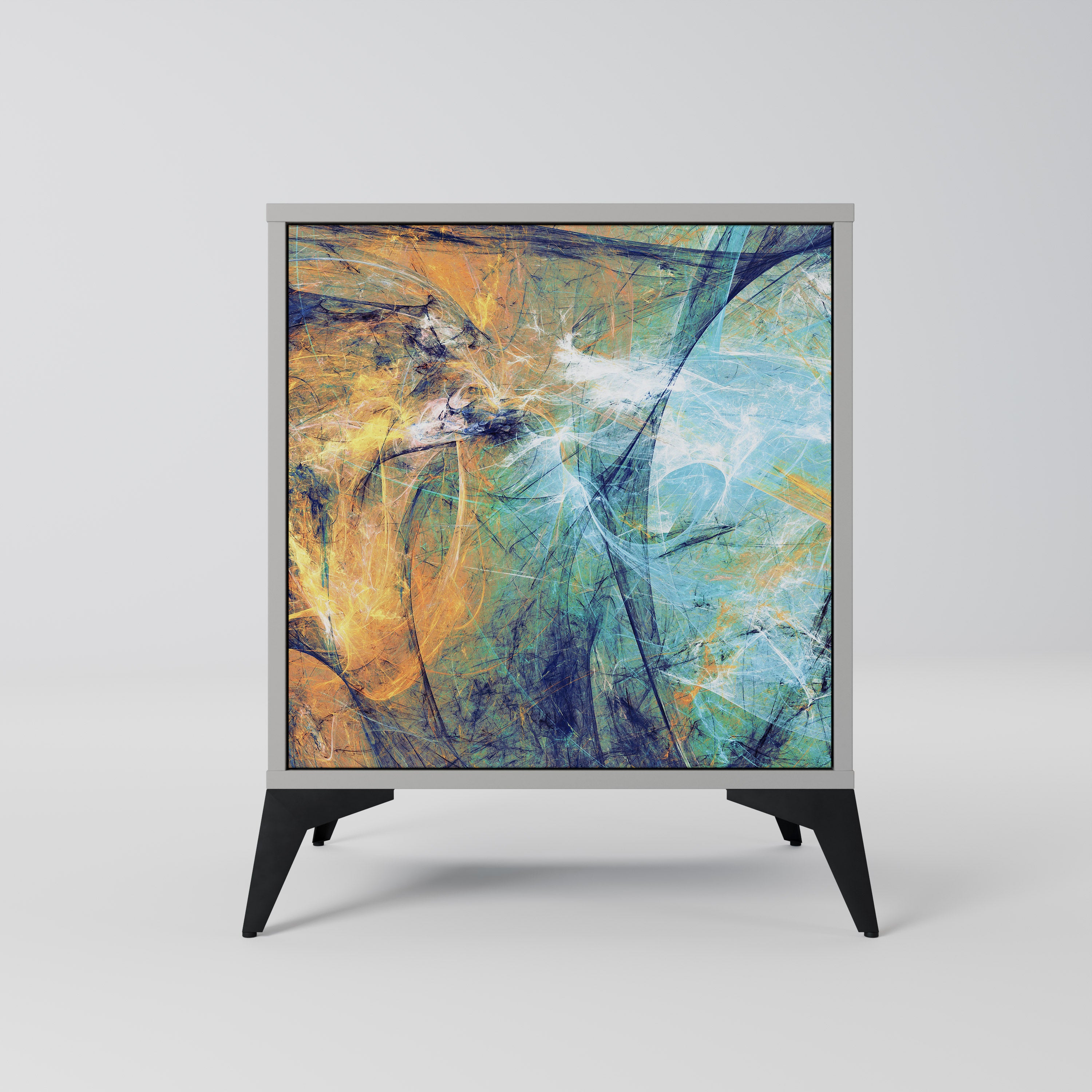 ABSTRACT THOUGHTS Komoda 1-drzwiowa korpus Szary