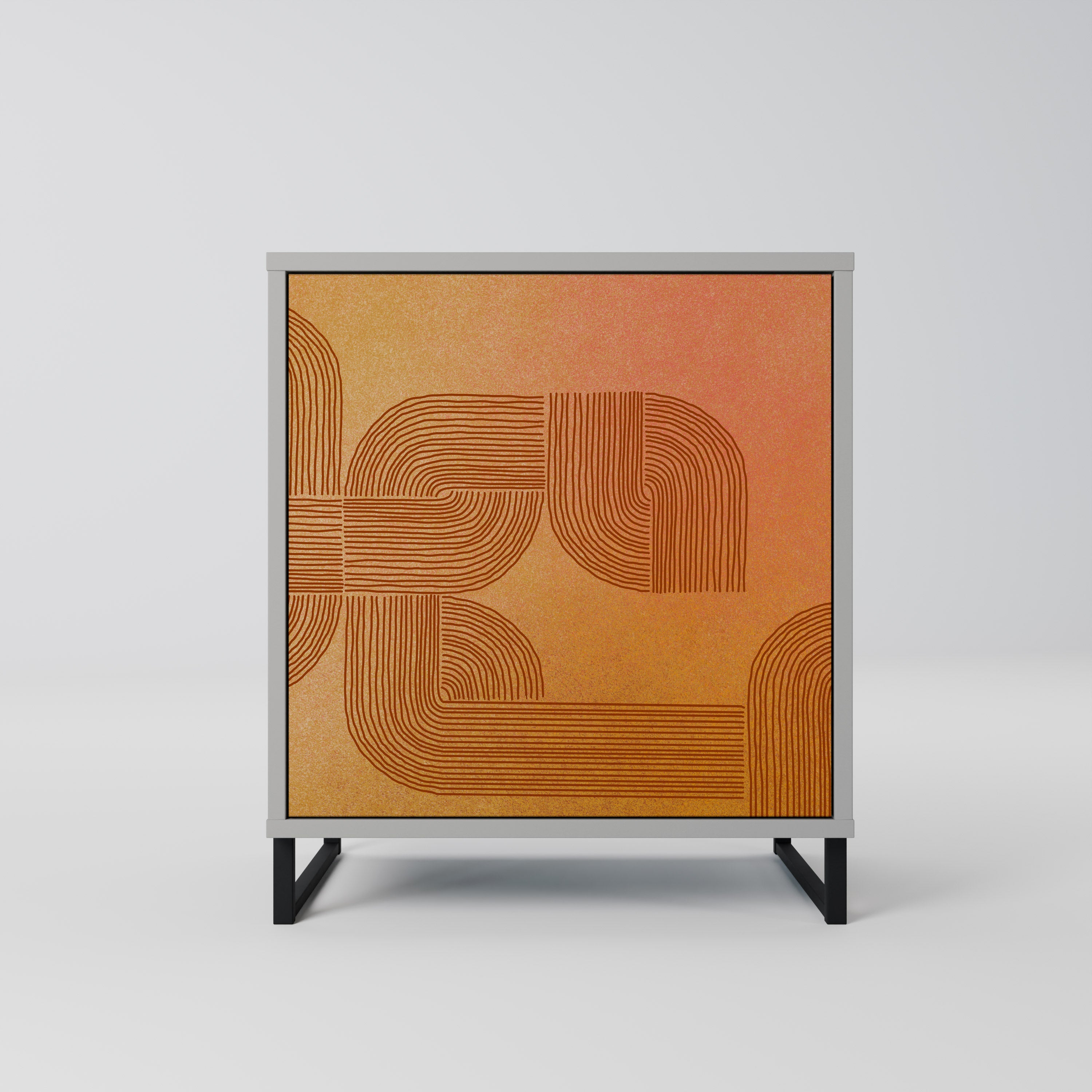 STRENGTHENING RELATION Komoda 1-drzwiowa korpus Szary