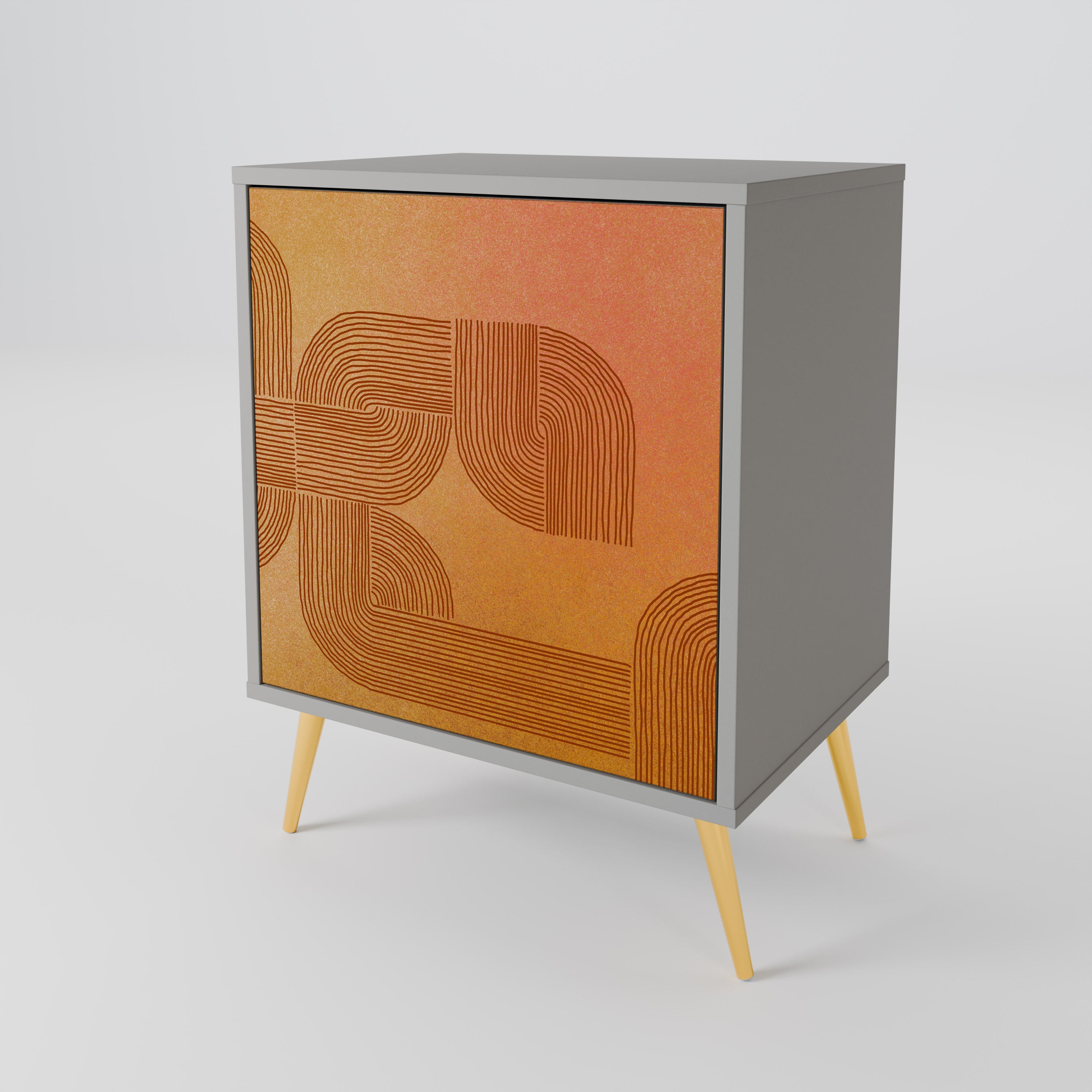 STRENGTHENING RELATION Komoda 1-drzwiowa korpus Szary