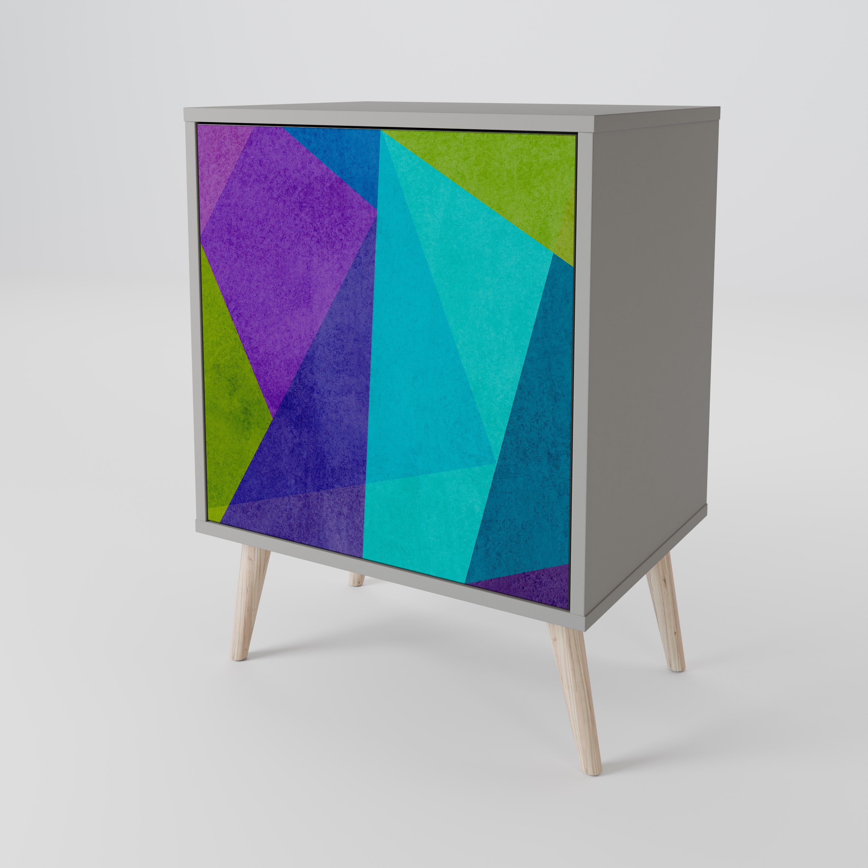 COLD SHOWCASE Komoda 1-drzwiowa korpus Szary