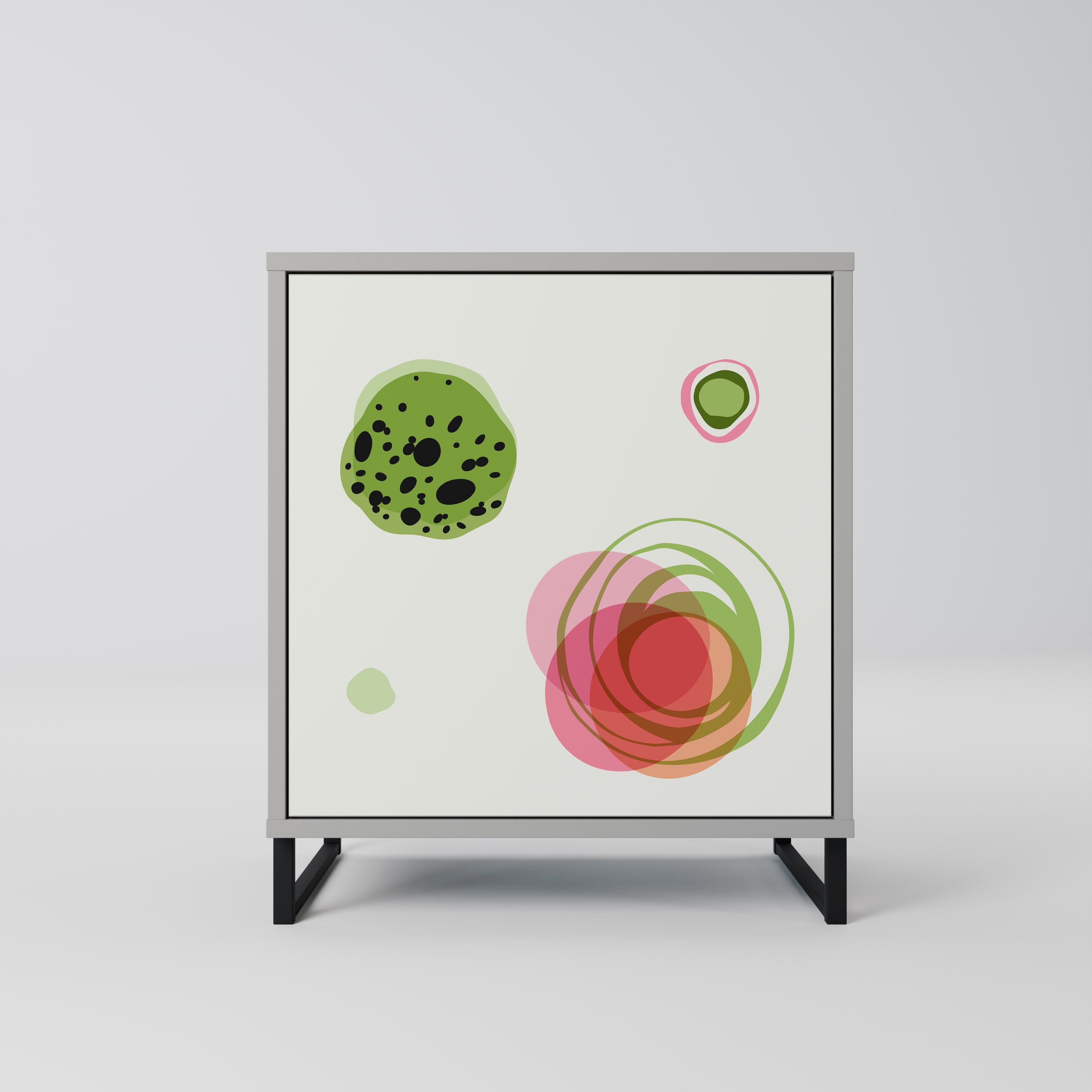 COLORFUL COSMOS Komoda 1-drzwiowa korpus Szary