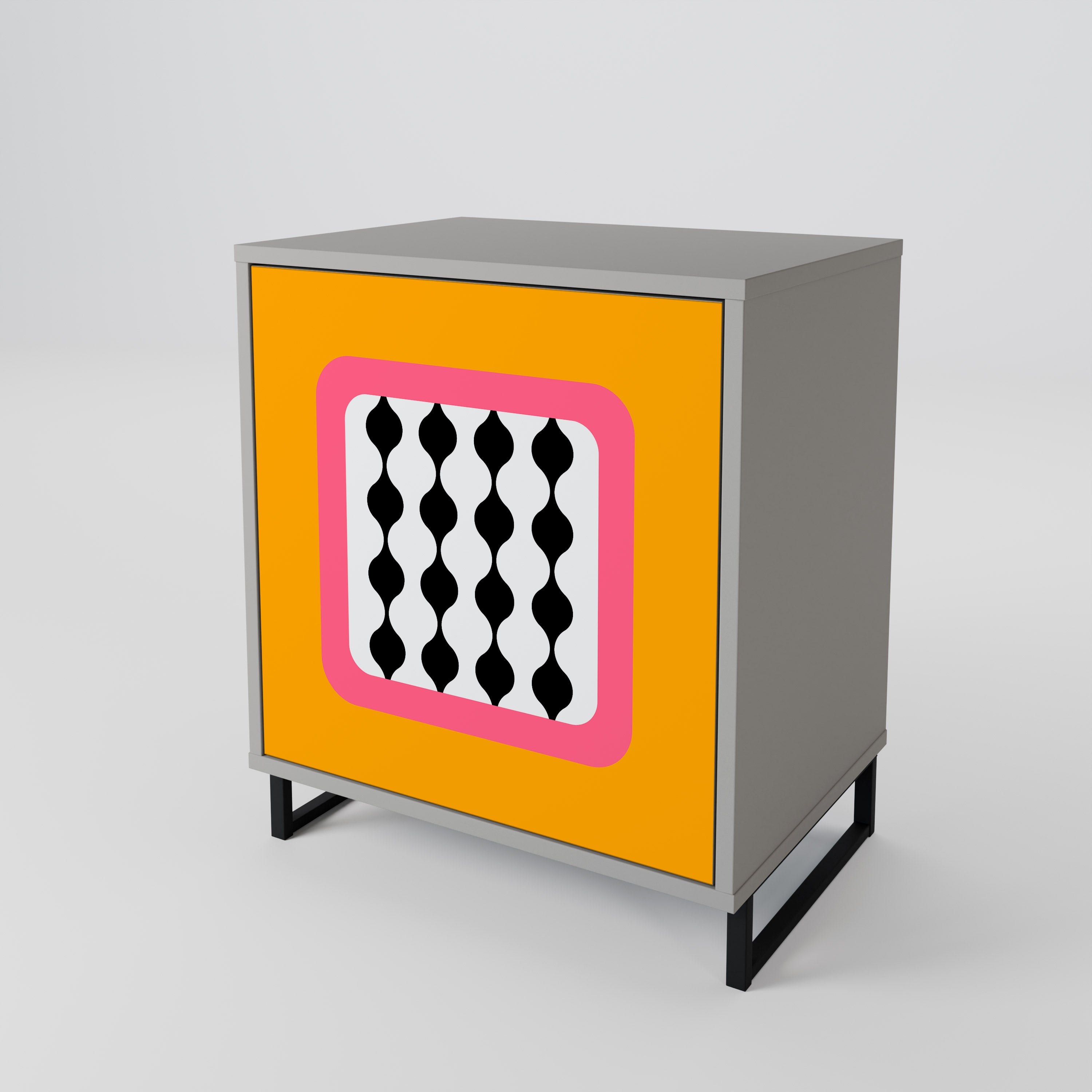 TEARS IN HEAVEN Komoda 1-drzwiowa korpus Szary