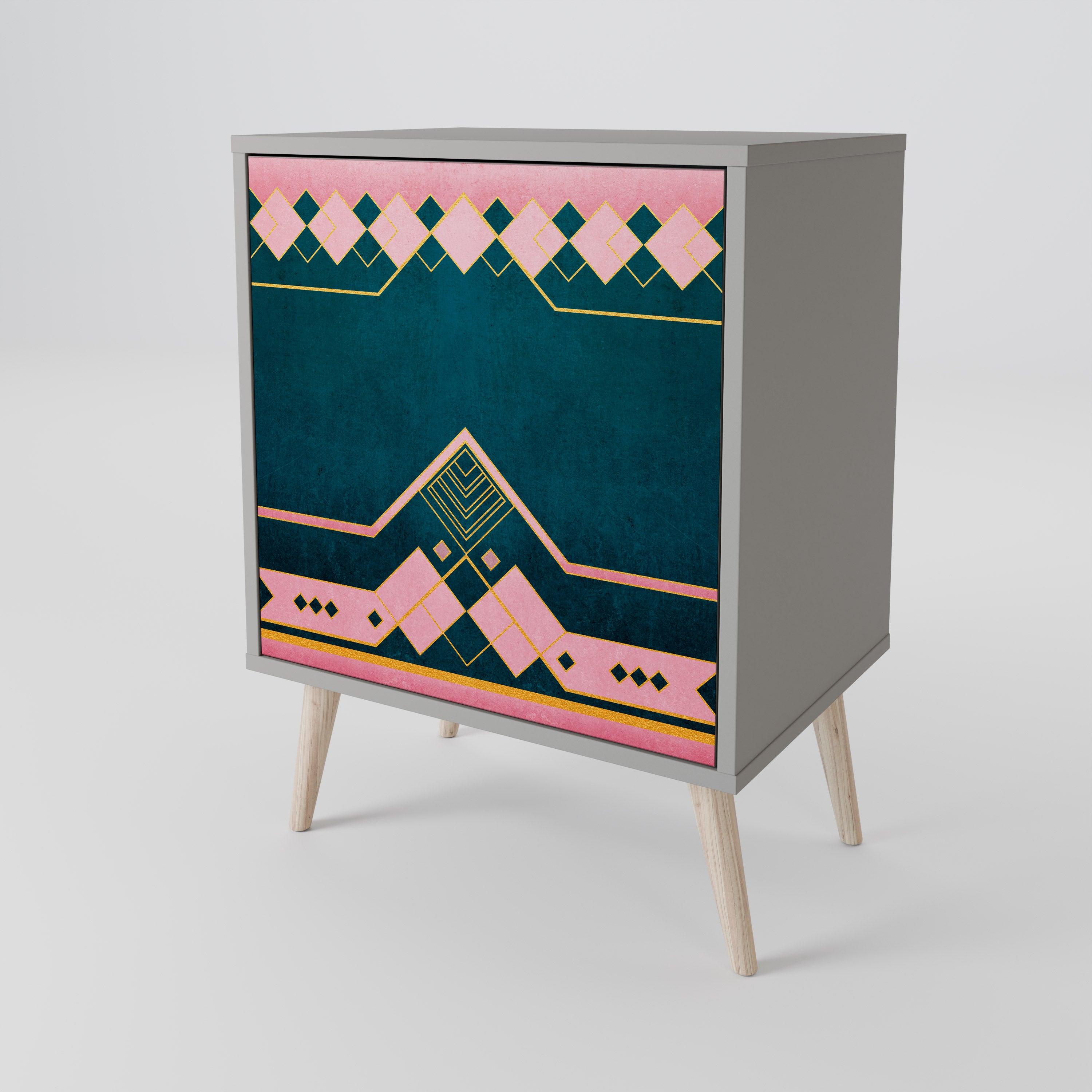 ROYAL COMPOSITION Komoda 1-drzwiowa korpus Szary