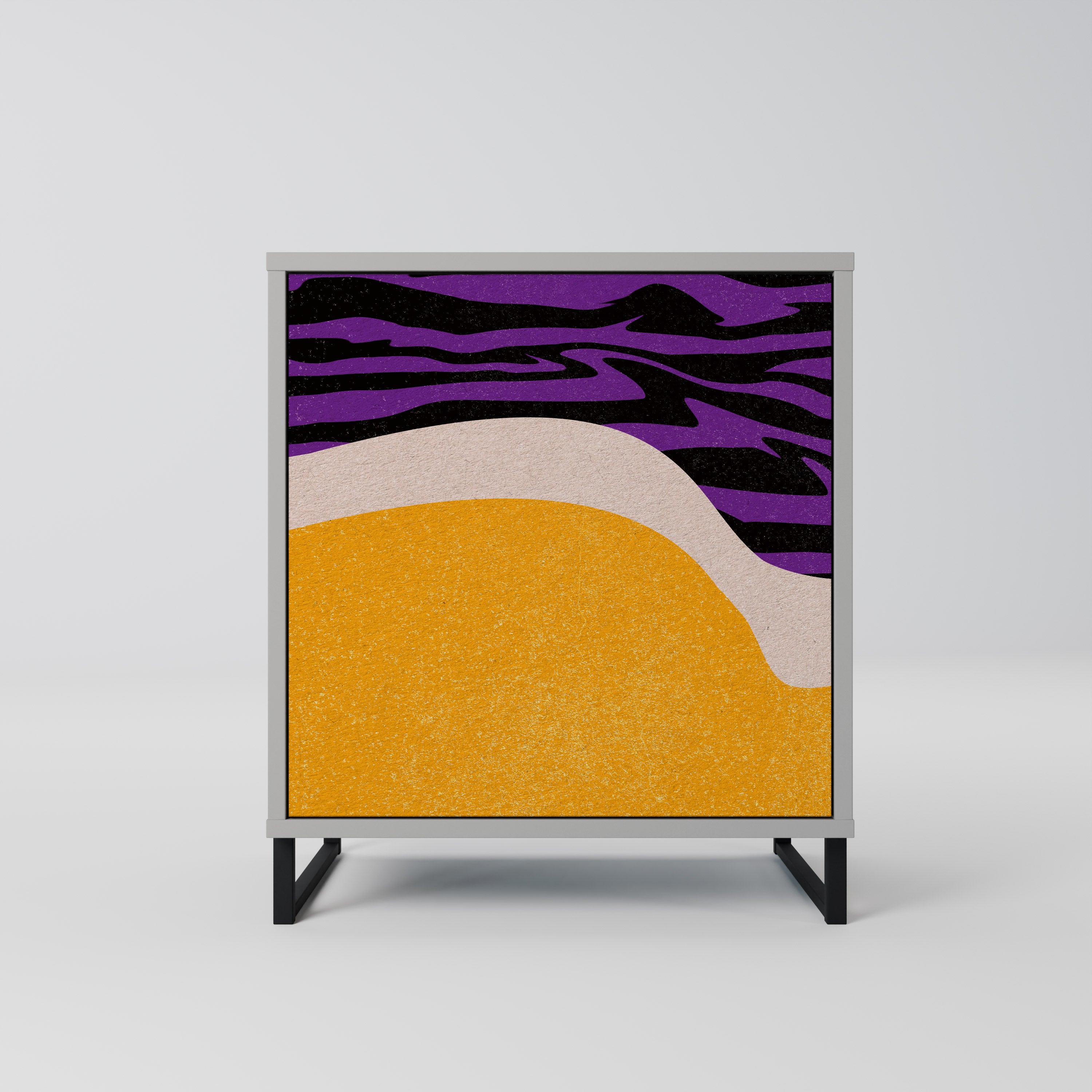 INDEPENDENT BORDER Komoda 1-drzwiowa korpus Szary