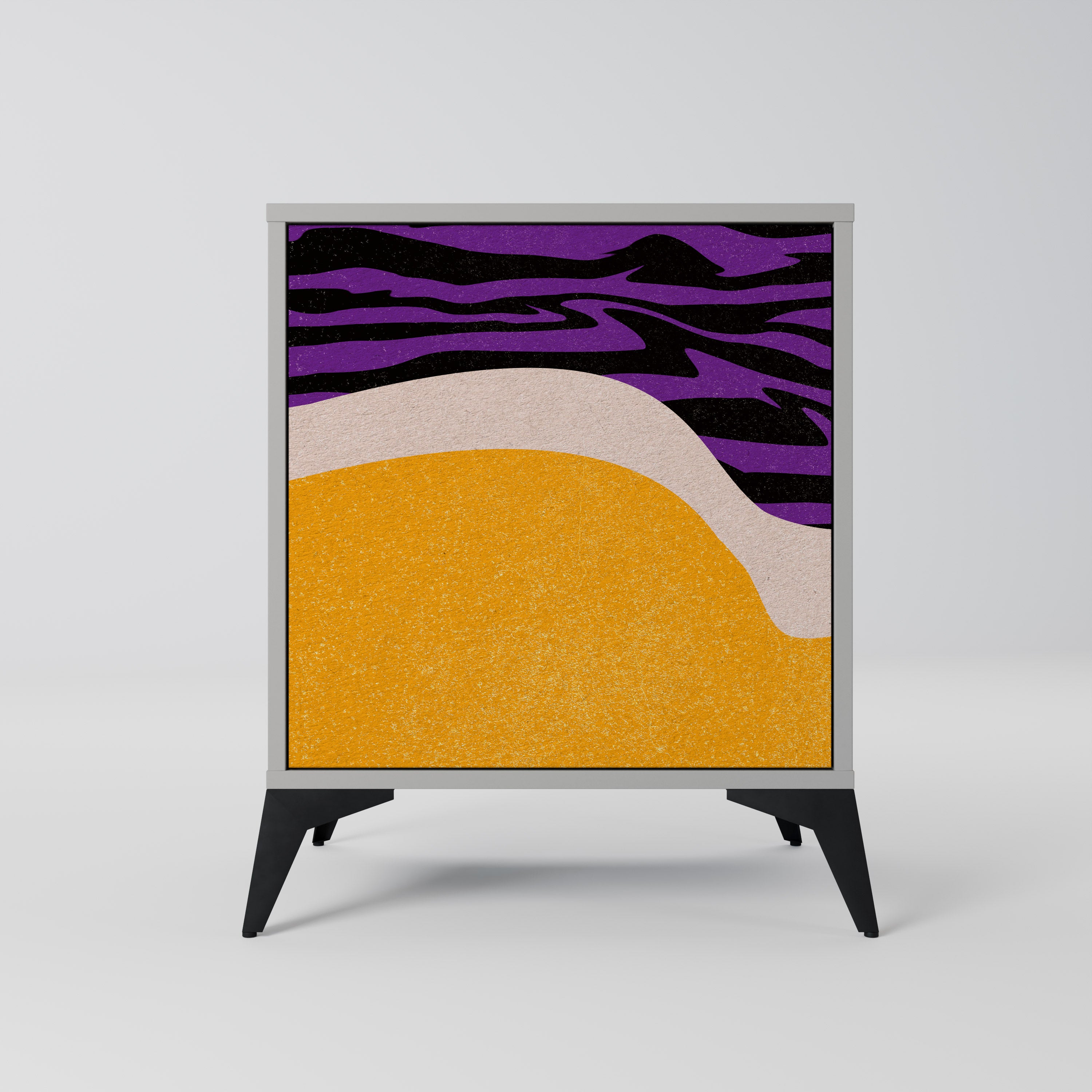 INDEPENDENT BORDER Komoda 1-drzwiowa korpus Szary