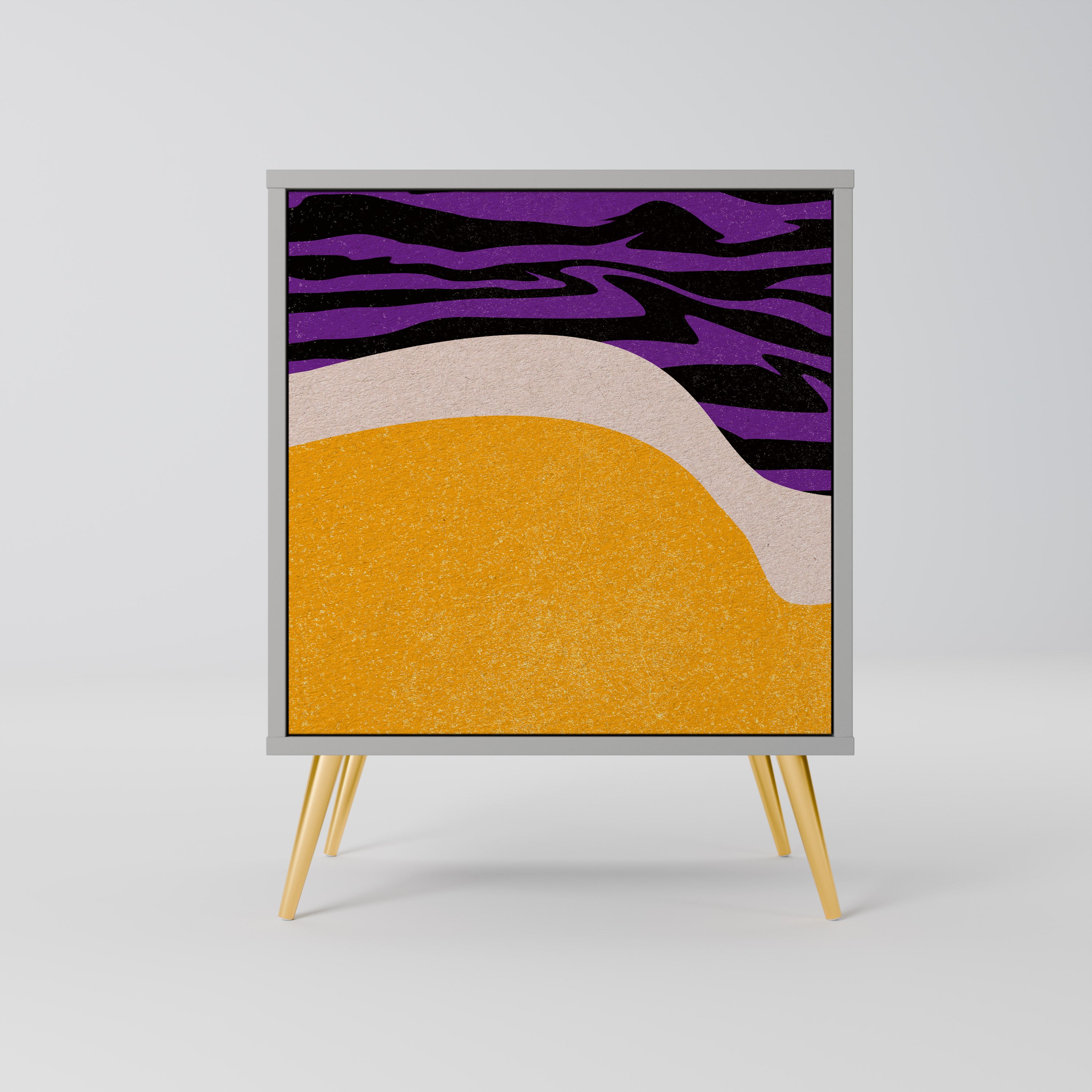 INDEPENDENT BORDER Komoda 1-drzwiowa korpus Szary