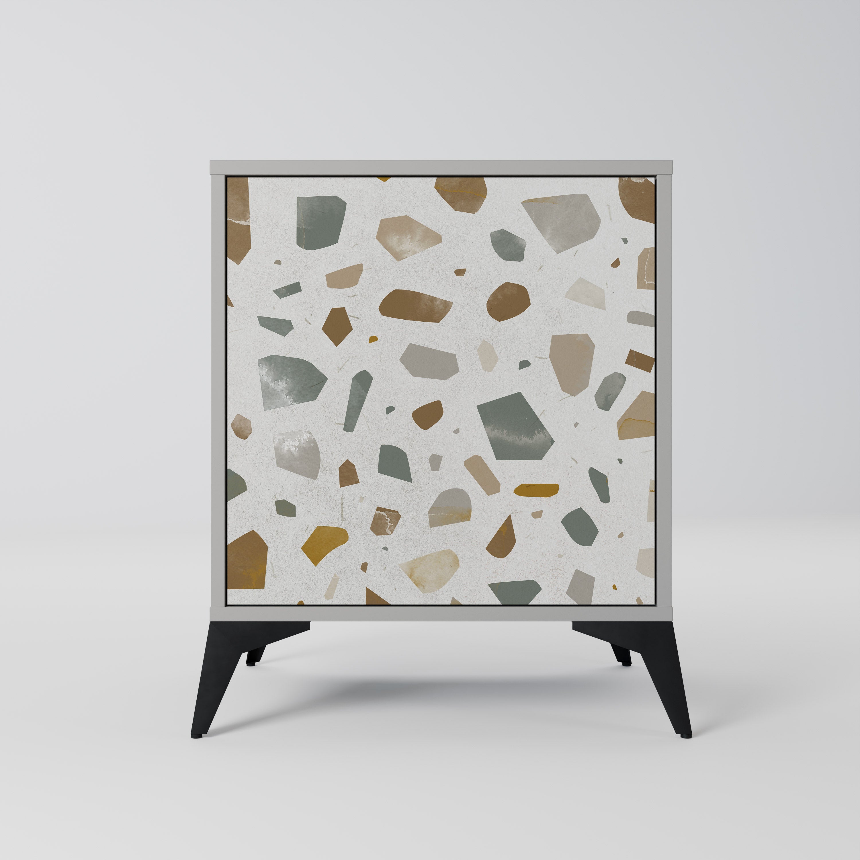 PIECES OF TOMORROW Komoda 1-drzwiowa korpus Szary