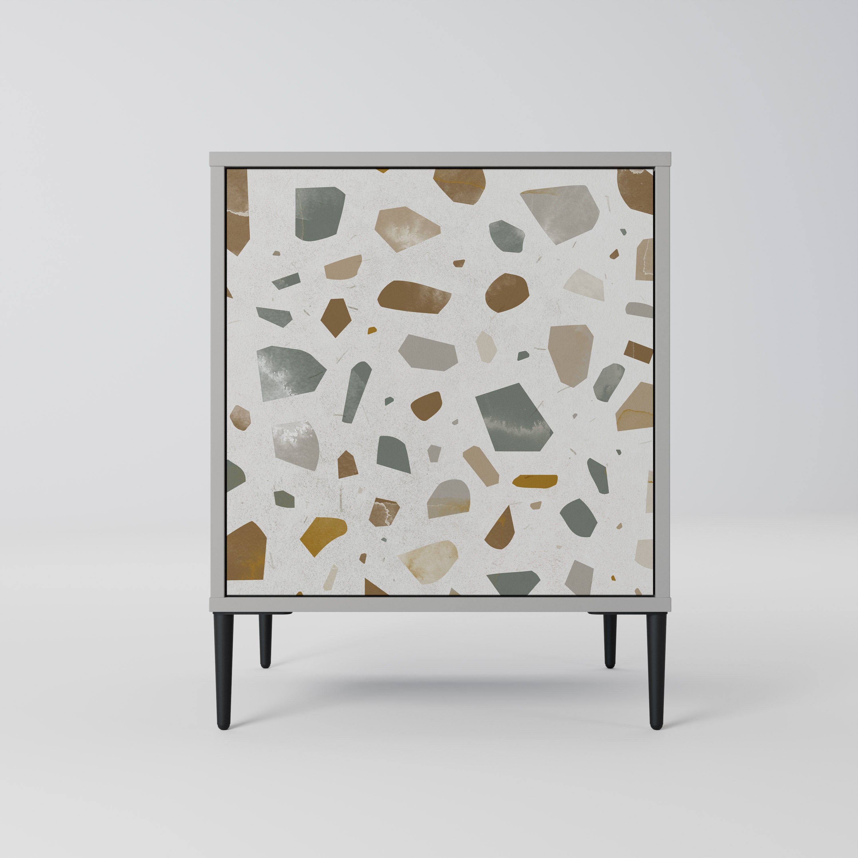 PIECES OF TOMORROW Komoda 1-drzwiowa korpus Szary