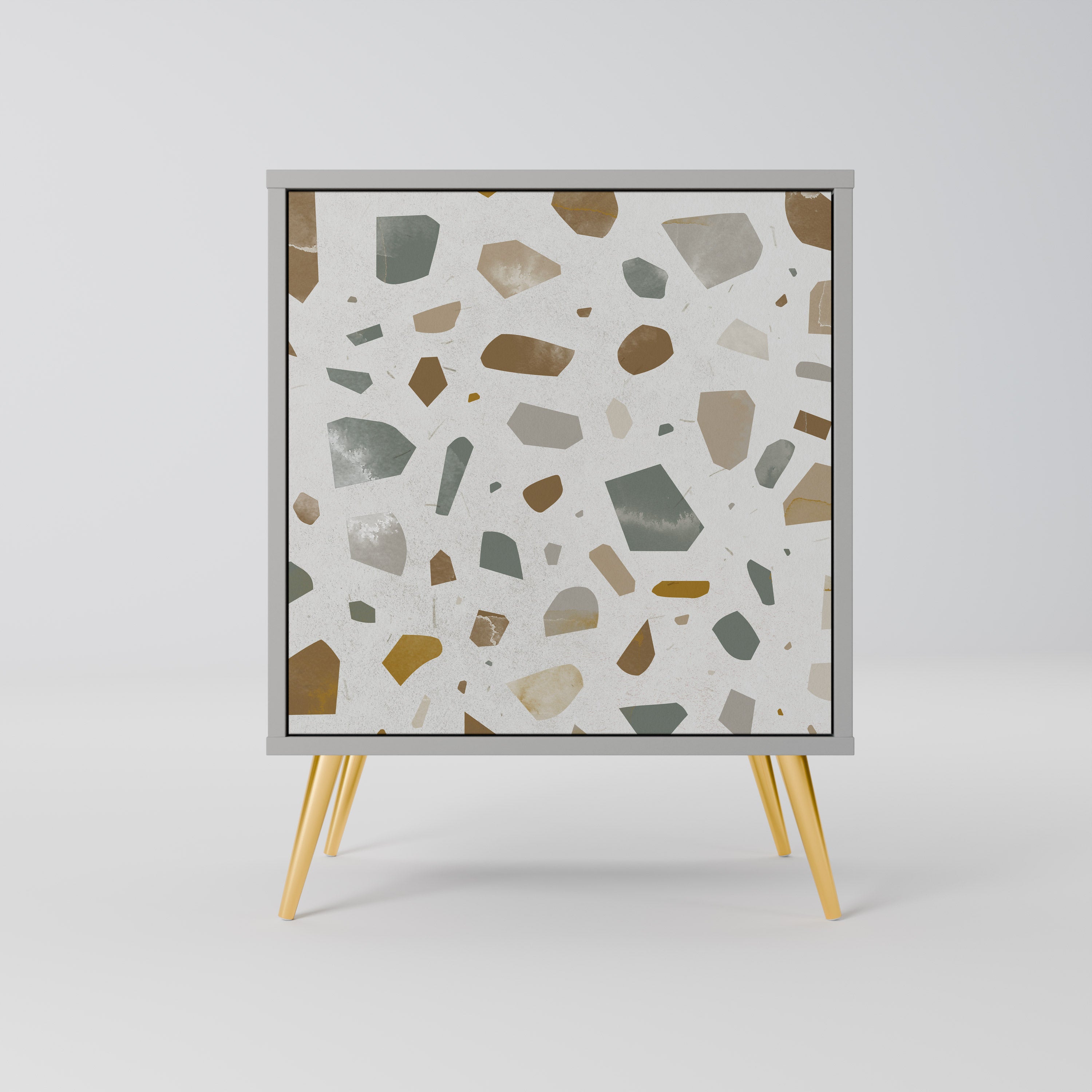 PIECES OF TOMORROW Komoda 1-drzwiowa korpus Szary