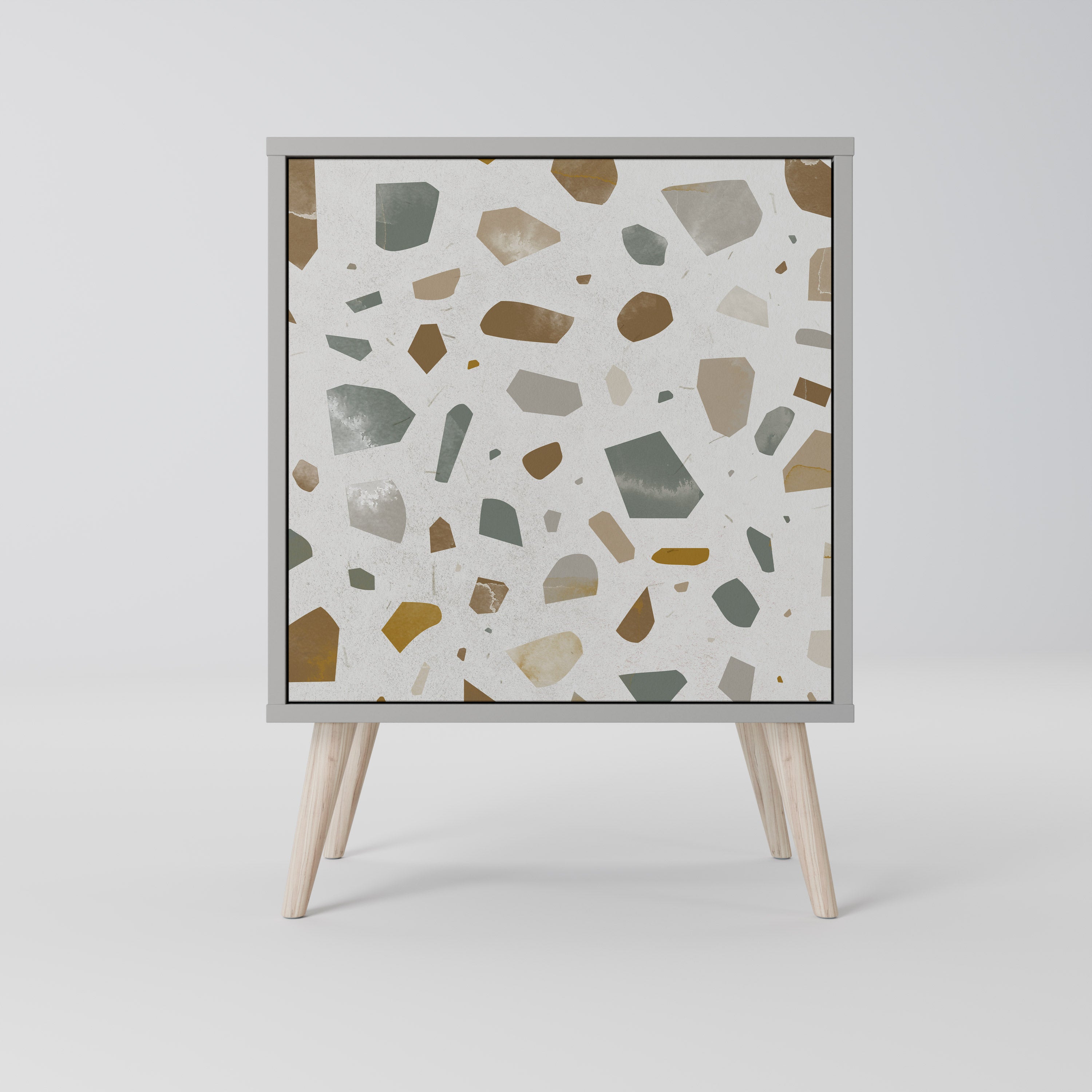 PIECES OF TOMORROW Komoda 1-drzwiowa korpus Szary