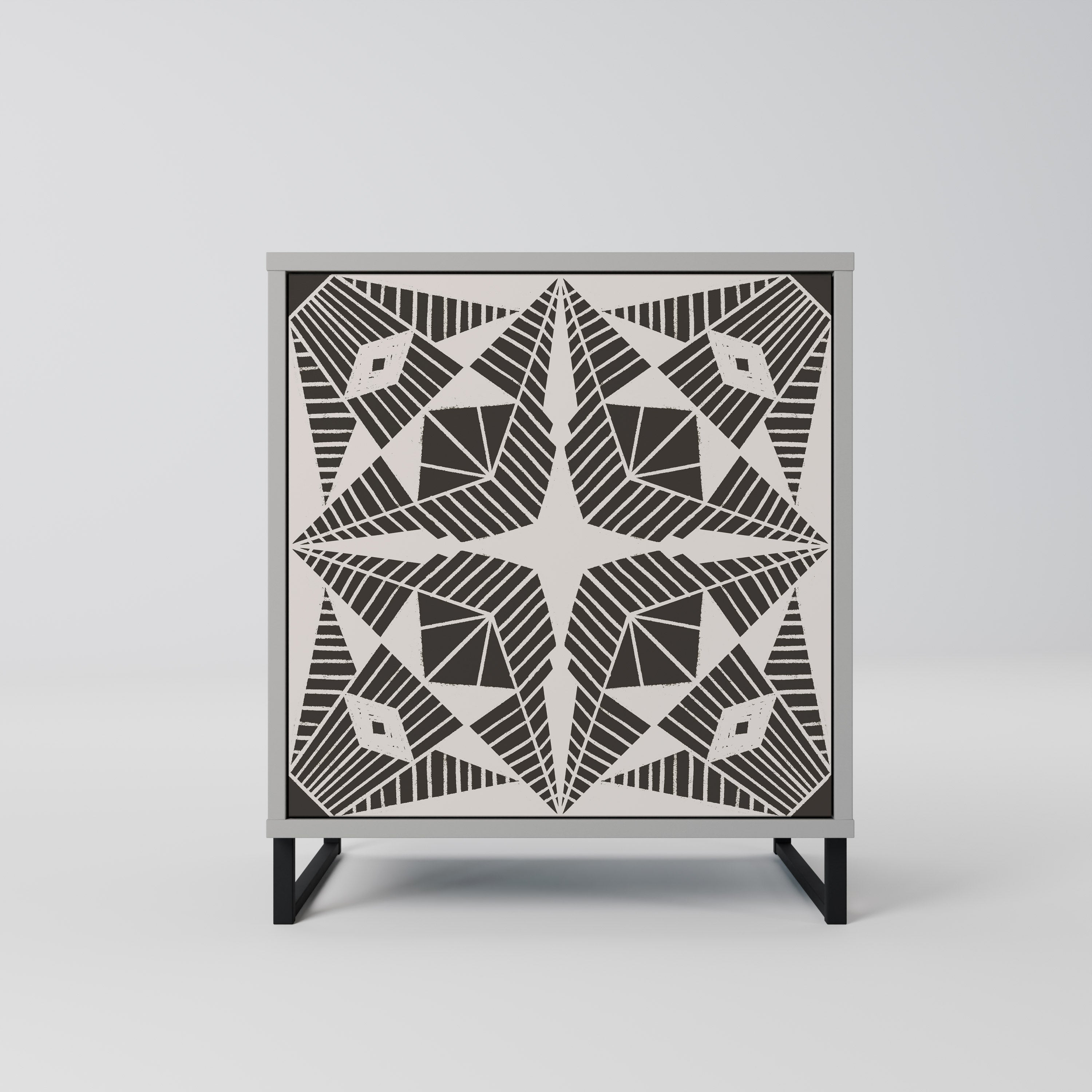 MONOCHROME NEXUS Komoda 1-drzwiowa korpus Szary