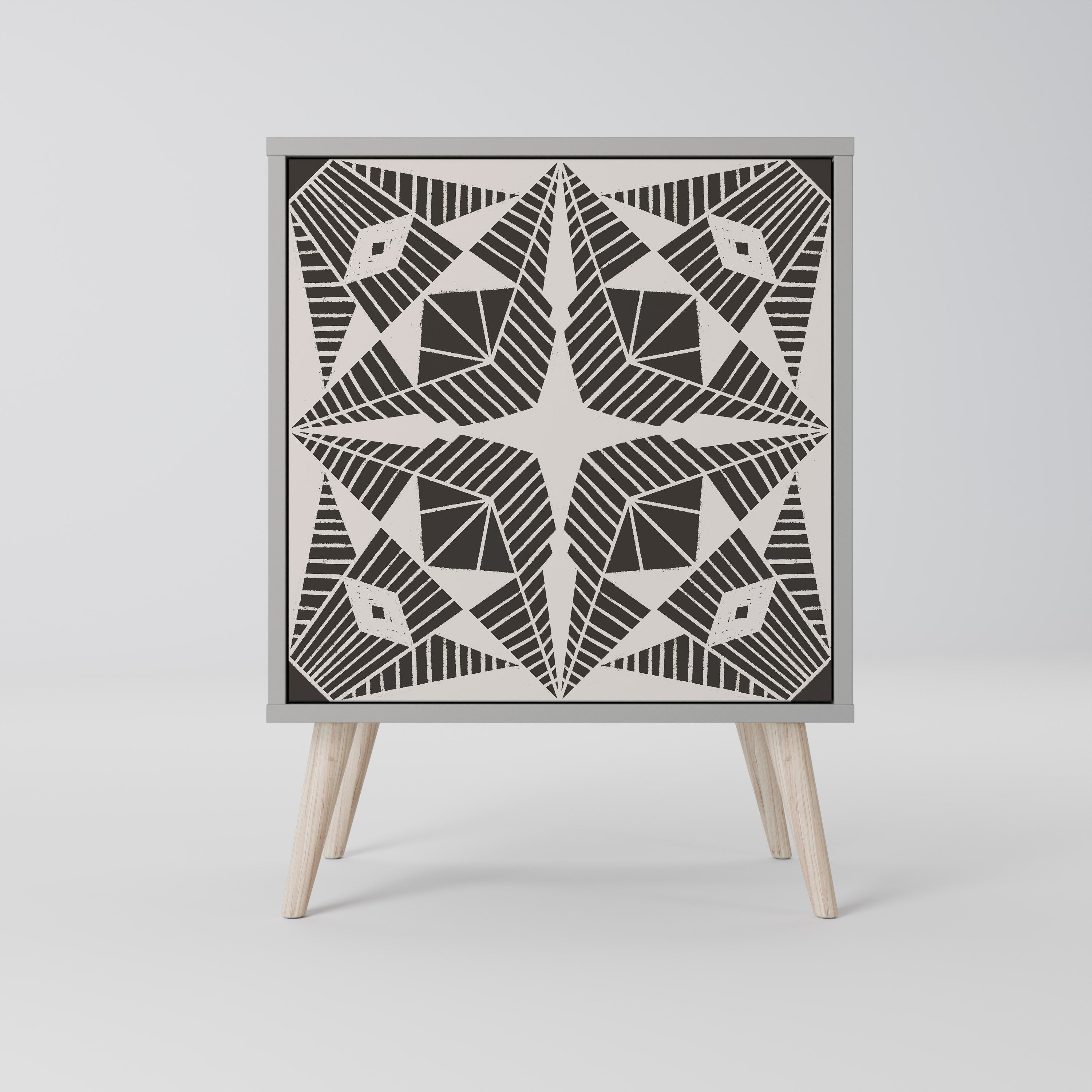 MONOCHROME NEXUS Komoda 1-drzwiowa korpus Szary