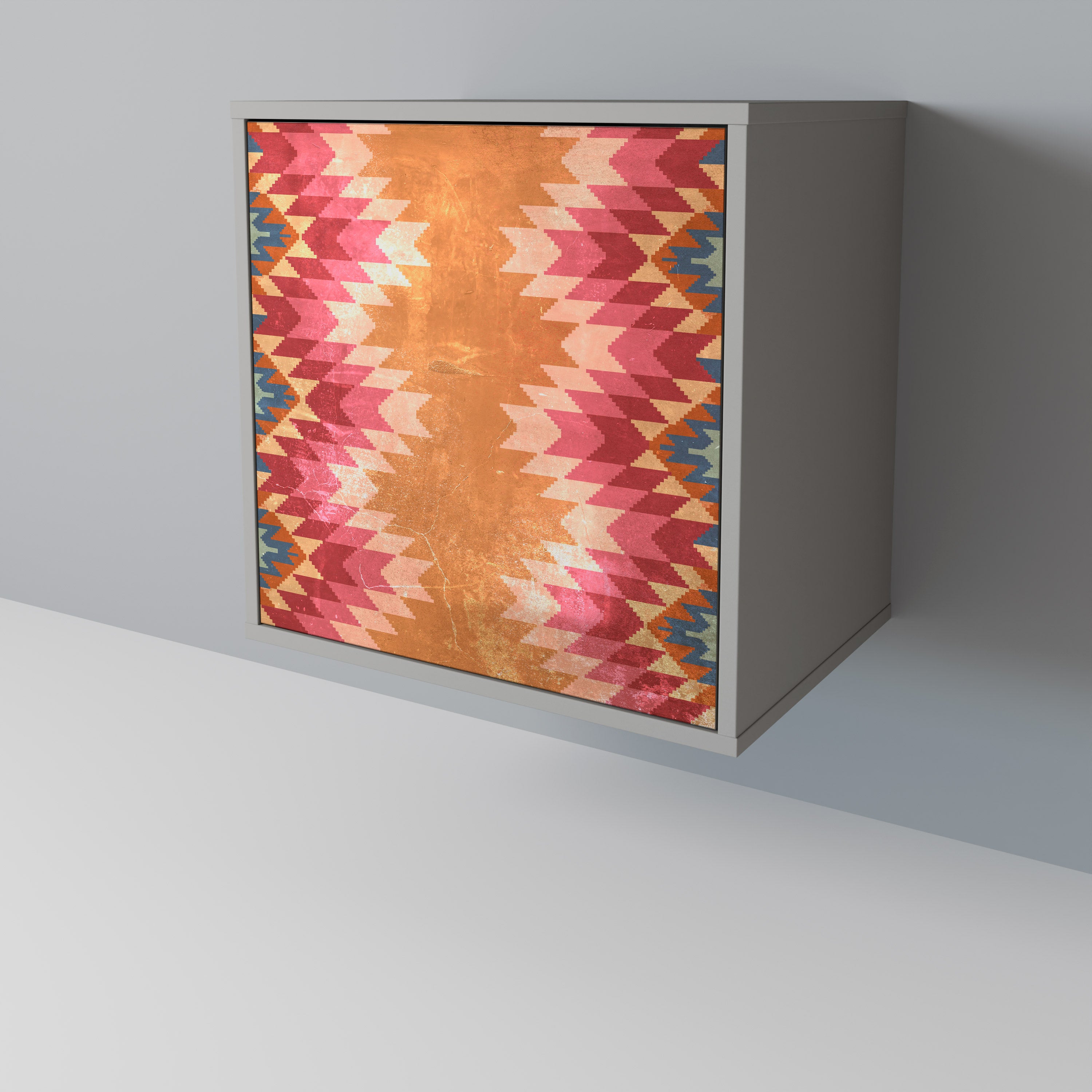 INDIAN FOLK Komoda 1-drzwiowa korpus Szary