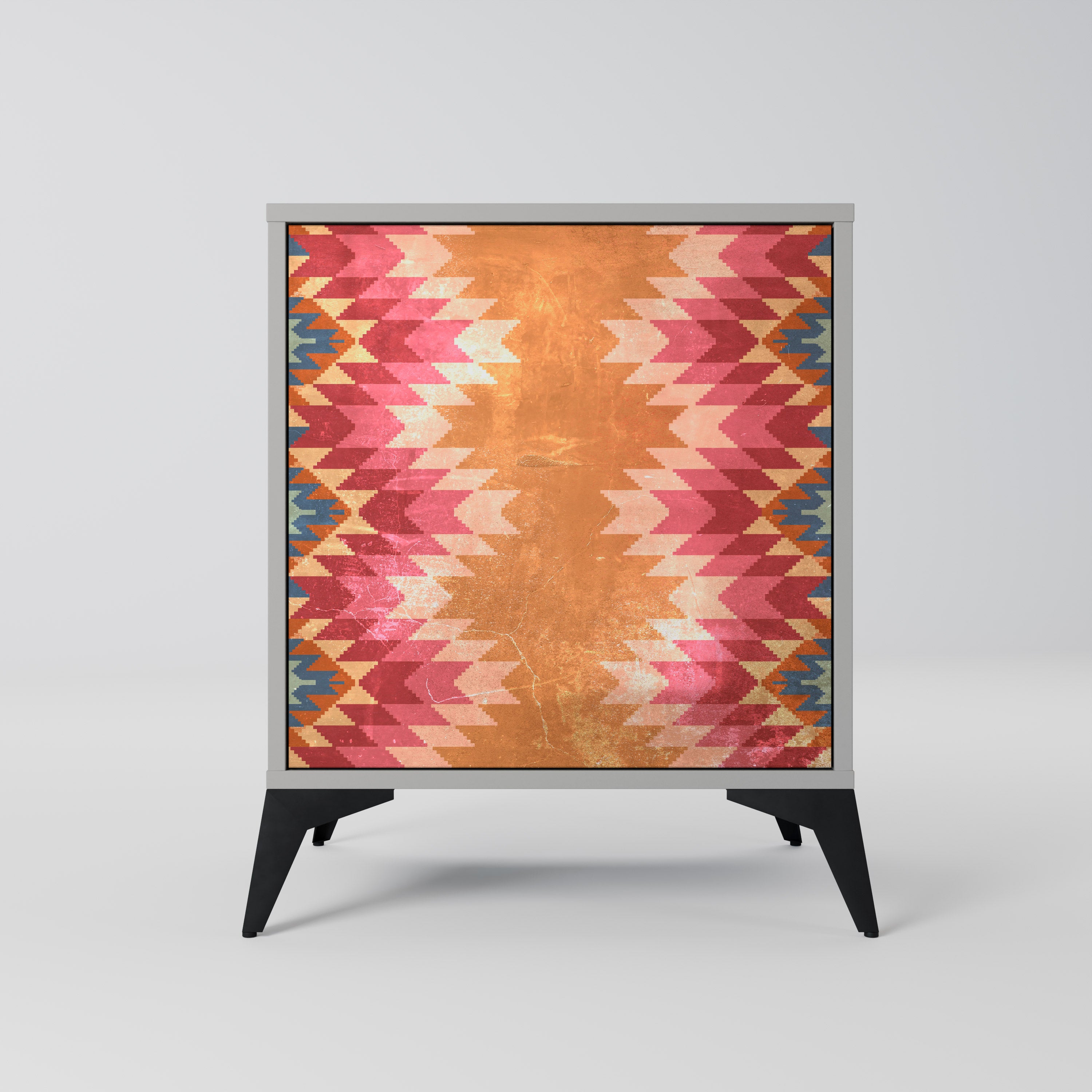 INDIAN FOLK Komoda 1-drzwiowa korpus Szary