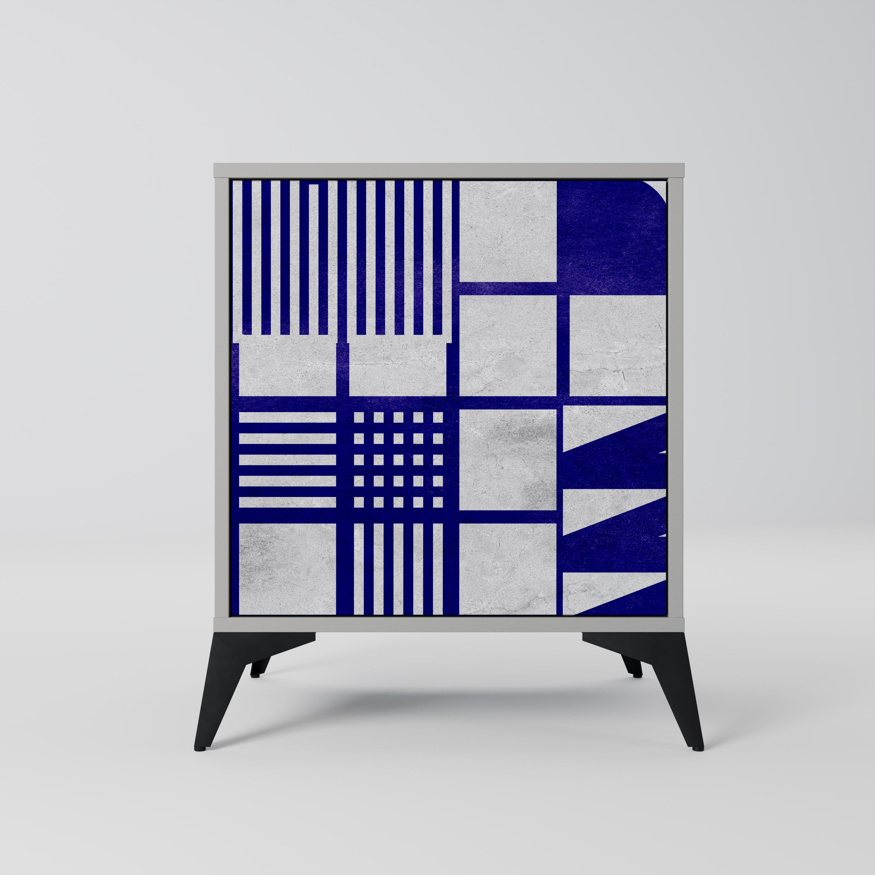 THE RIGHT PLACES Komoda 1-drzwiowa korpus Szary