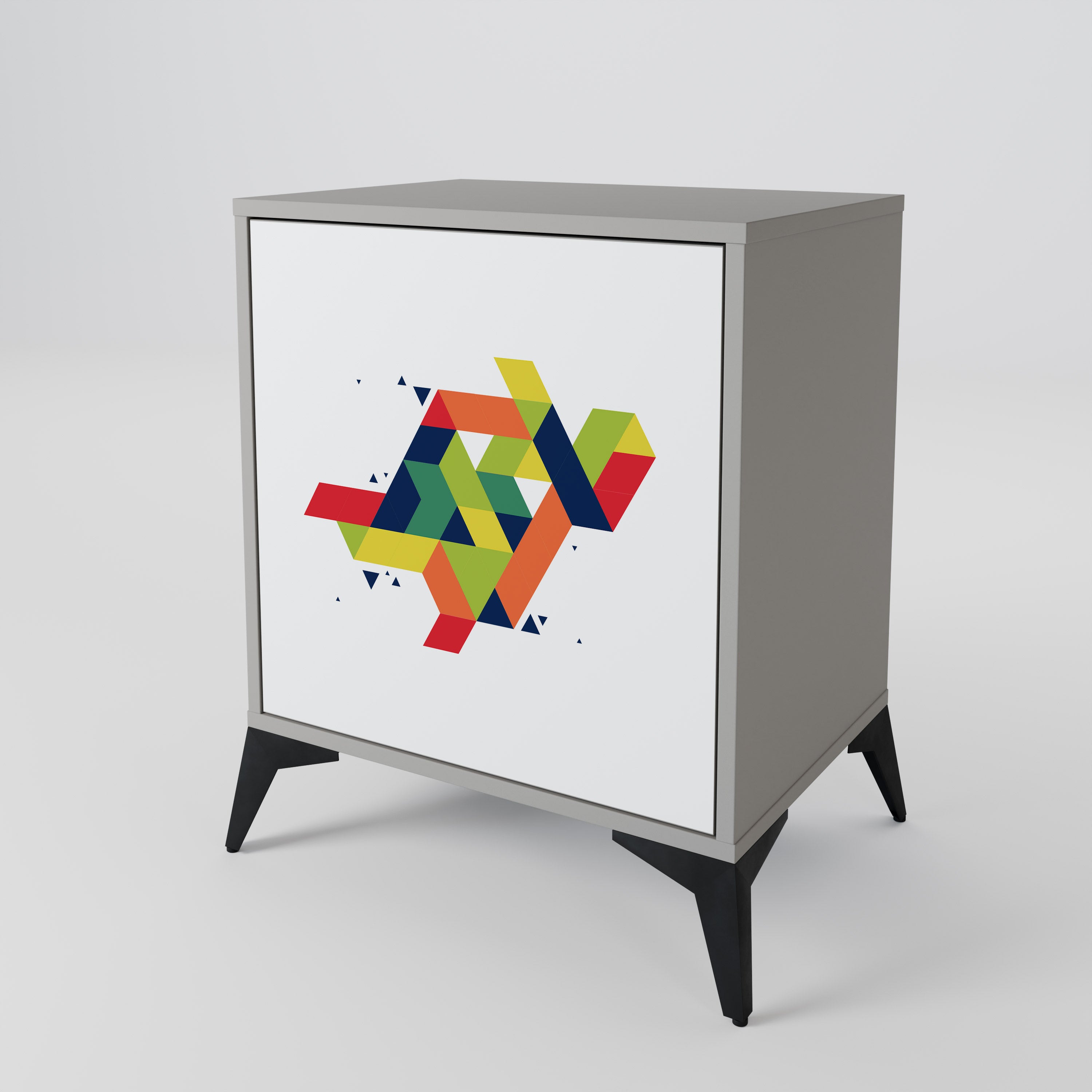 FUTURE SIGN Komoda 1-drzwiowa korpus Szary